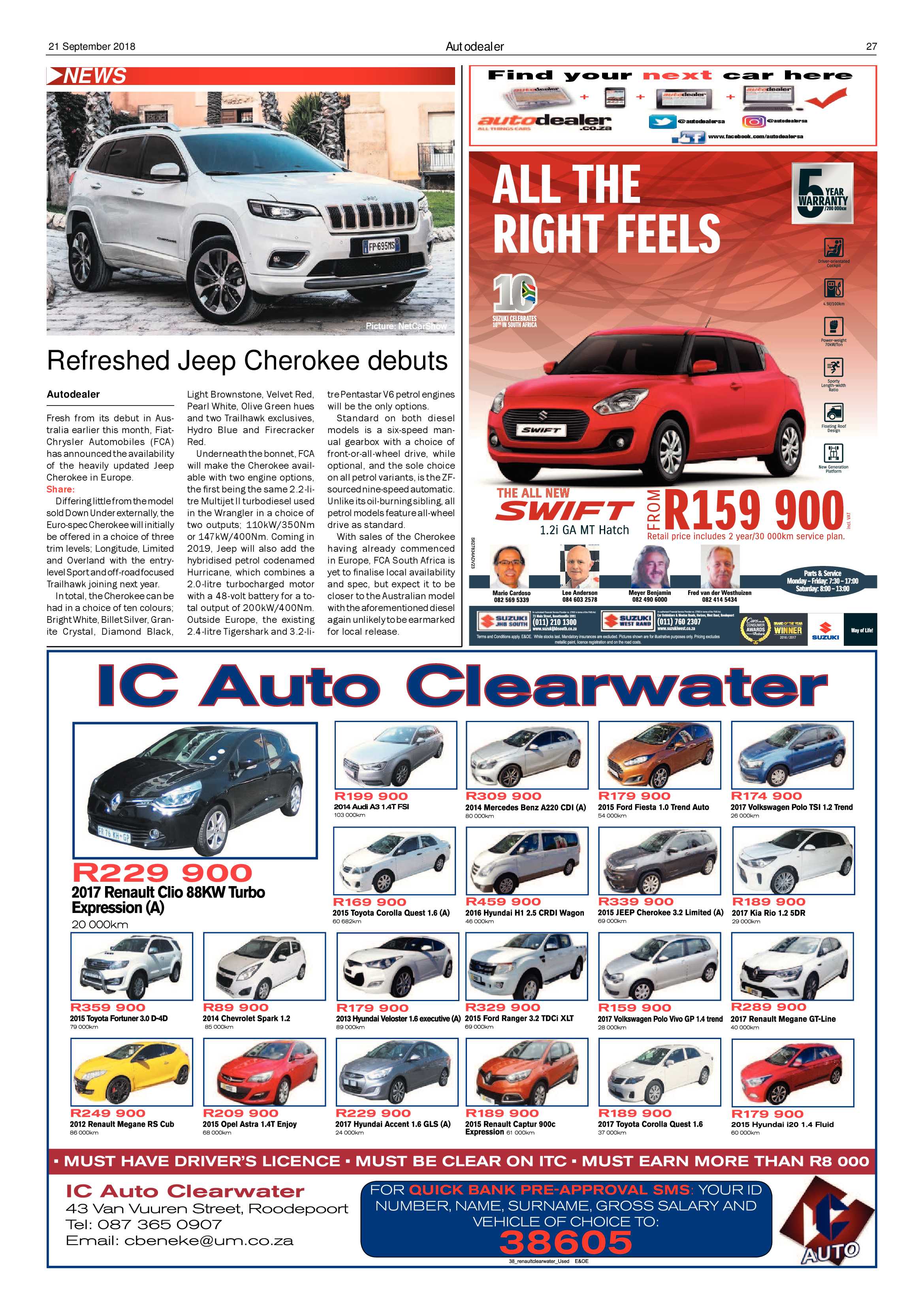 Roodepoort Record 21 September 2018 page 27