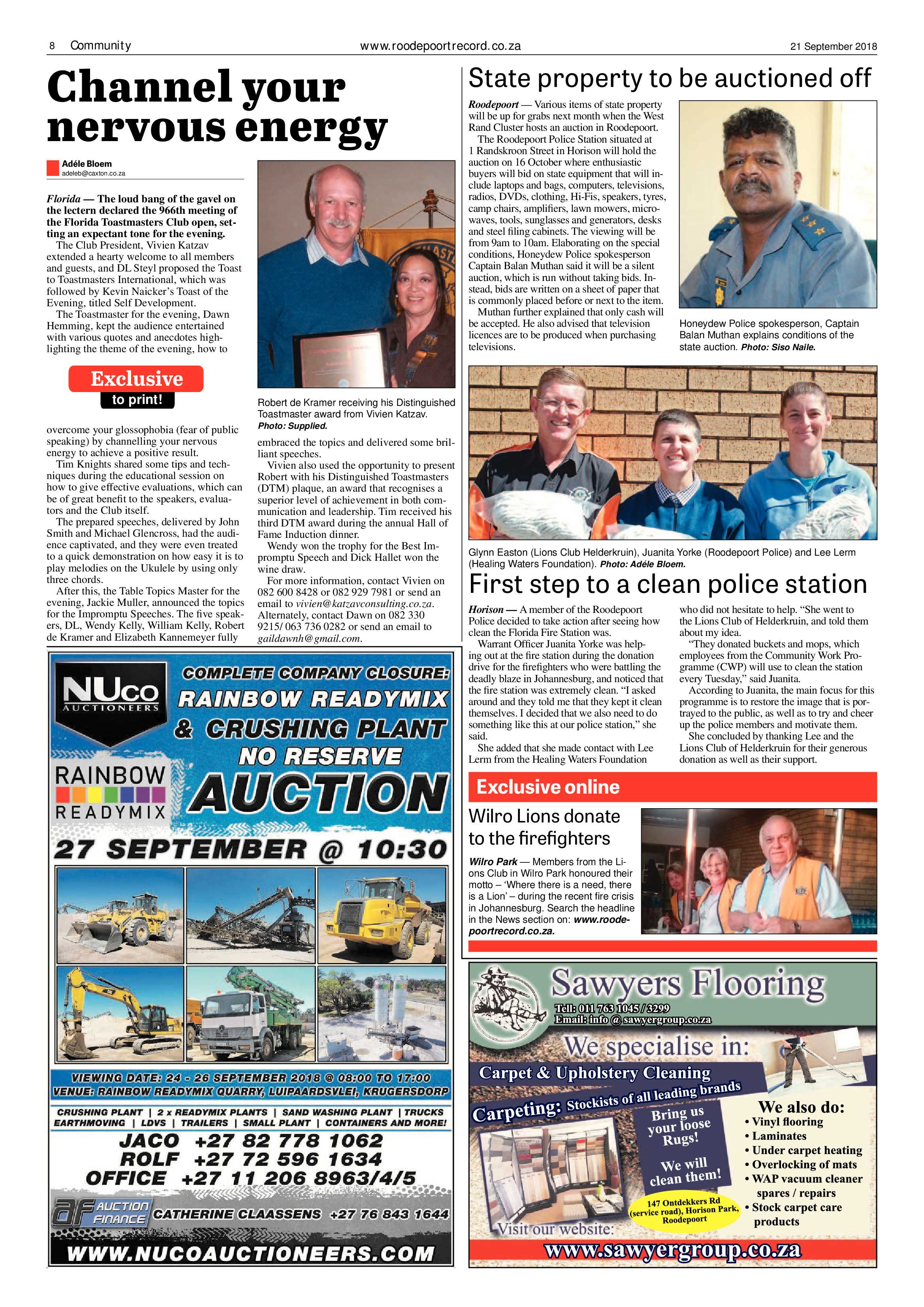Roodepoort Record 21 September 2018 page 8