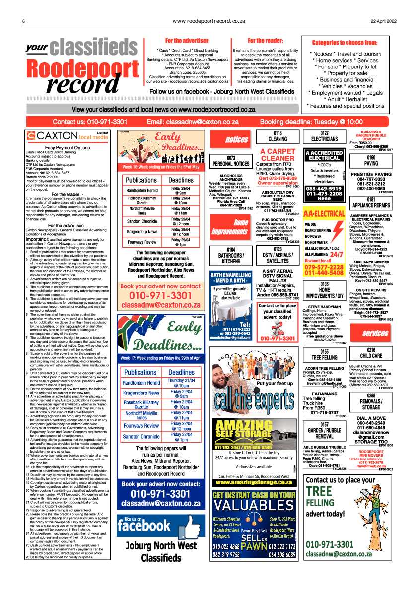 Roodepoort Record 22 April 2022 page 6