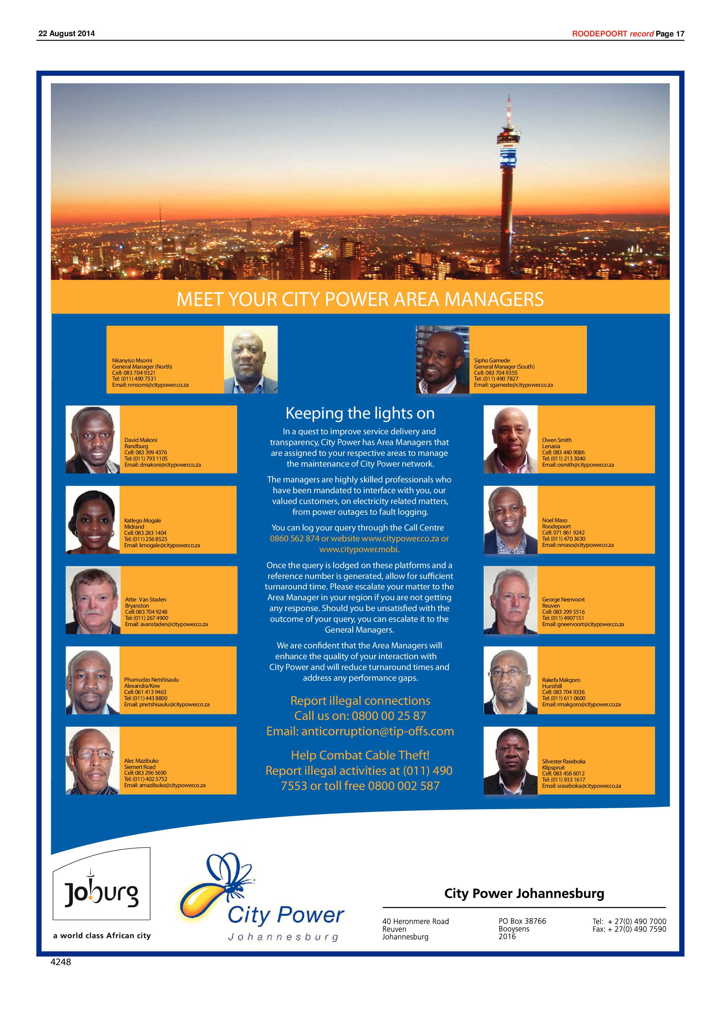 Roodepoort Record 22 August 2014 page 17