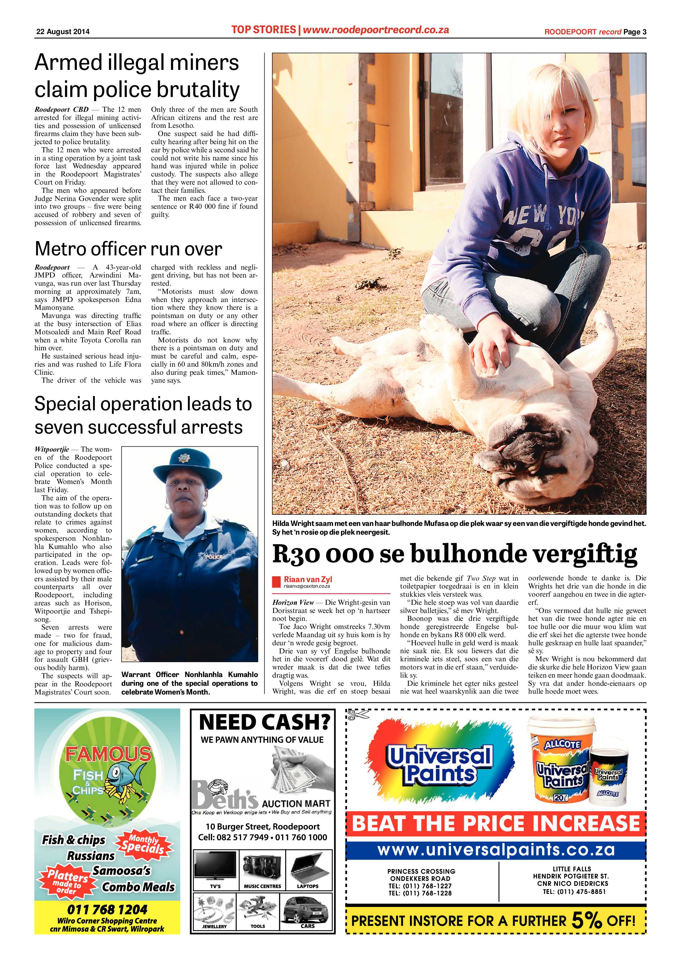 Roodepoort Record 22 August 2014 page 3