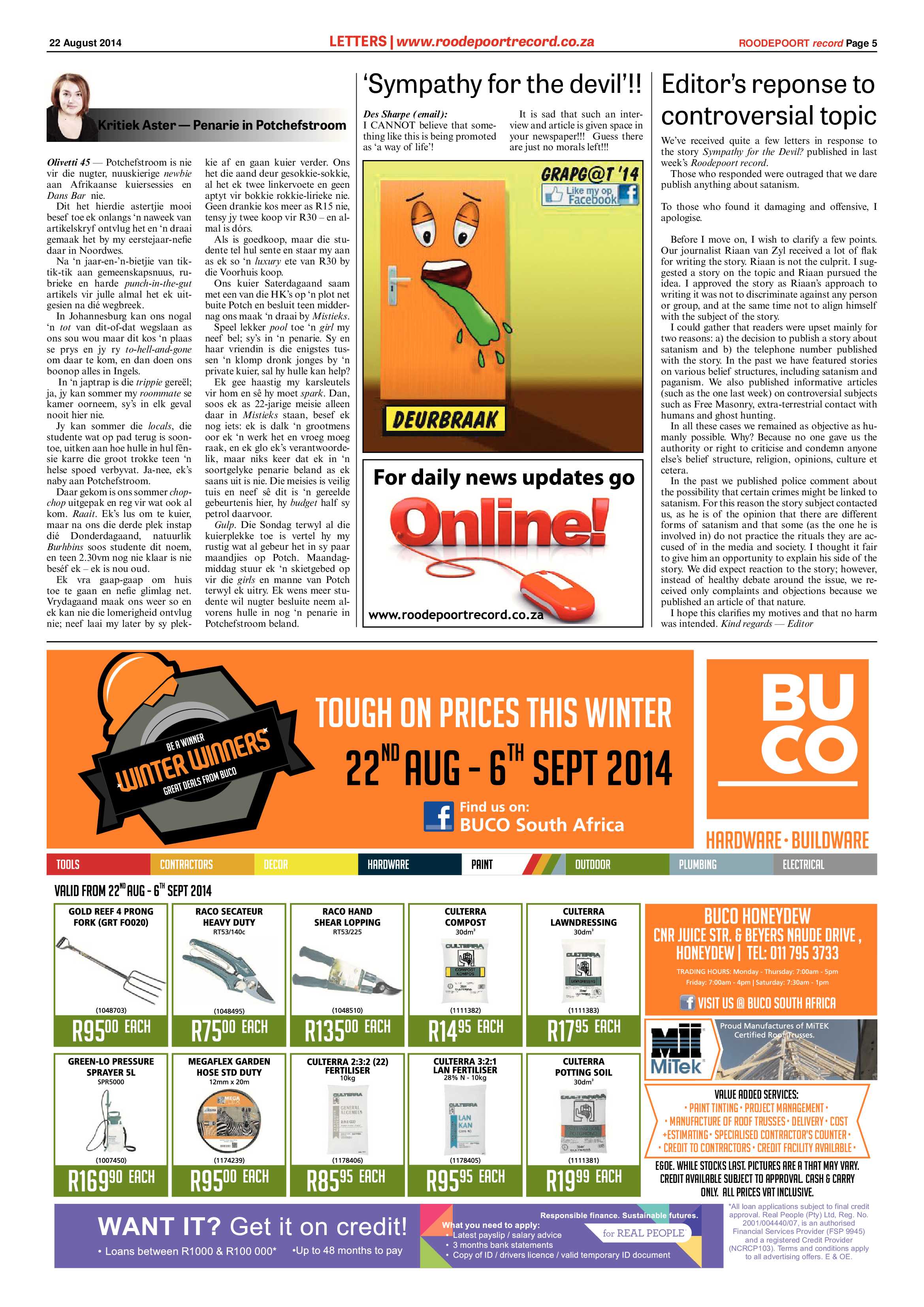 Roodepoort Record 22 August 2014 page 5