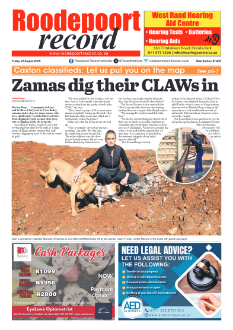 Roodepoort Record 22 August 2025