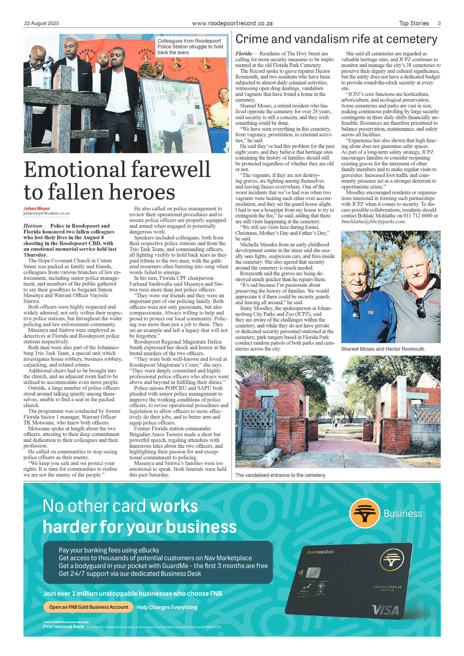 Roodepoort Record 22 August 2025 page 3