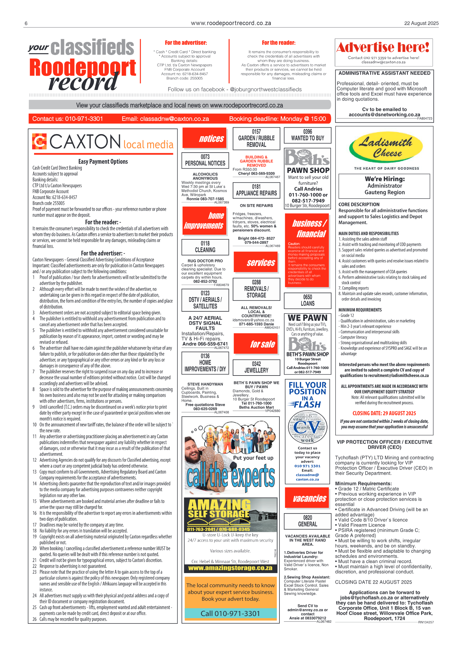 Roodepoort Record 22 August 2025 page 6