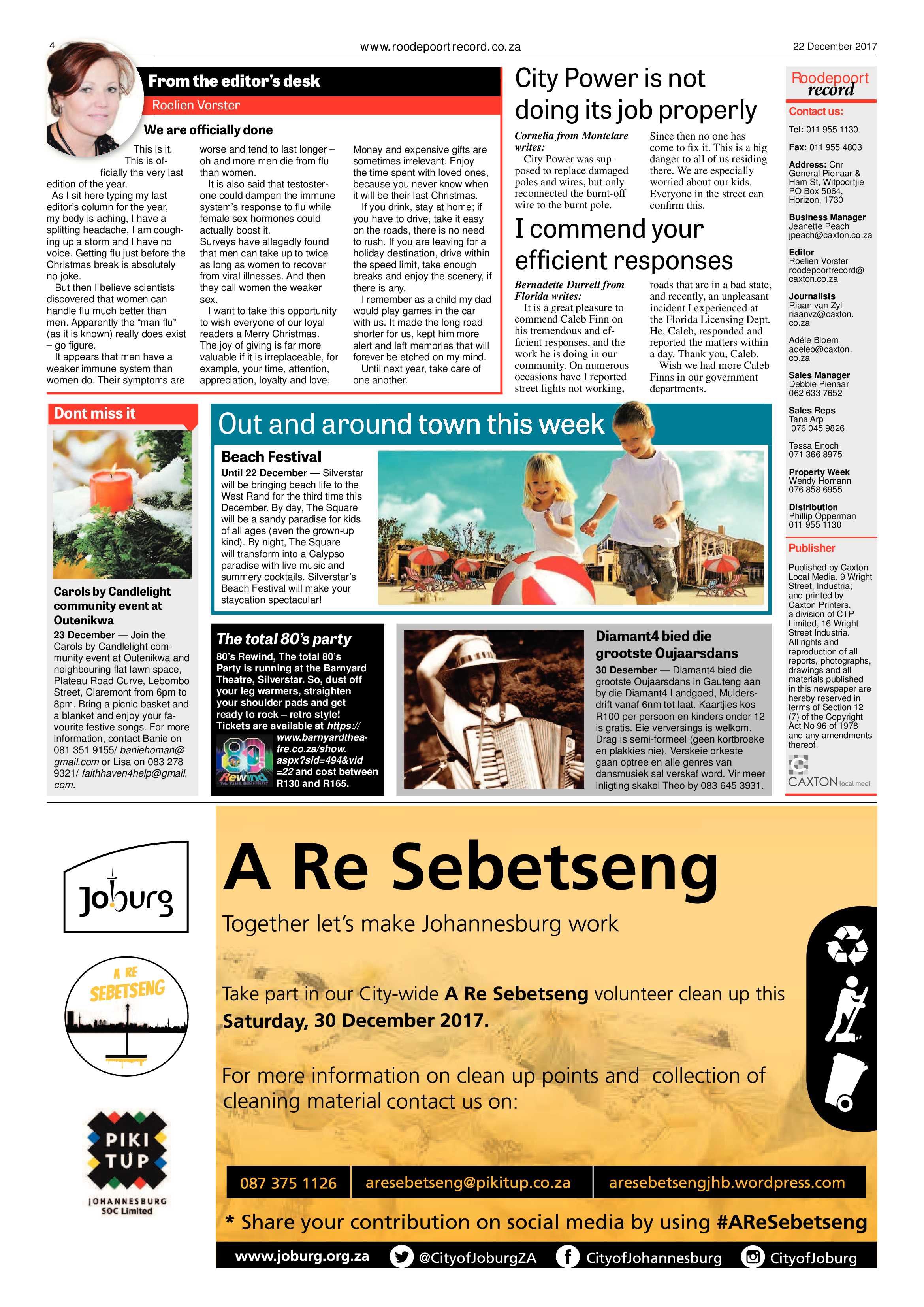Roodepoort Record 22 December 2017 page 4