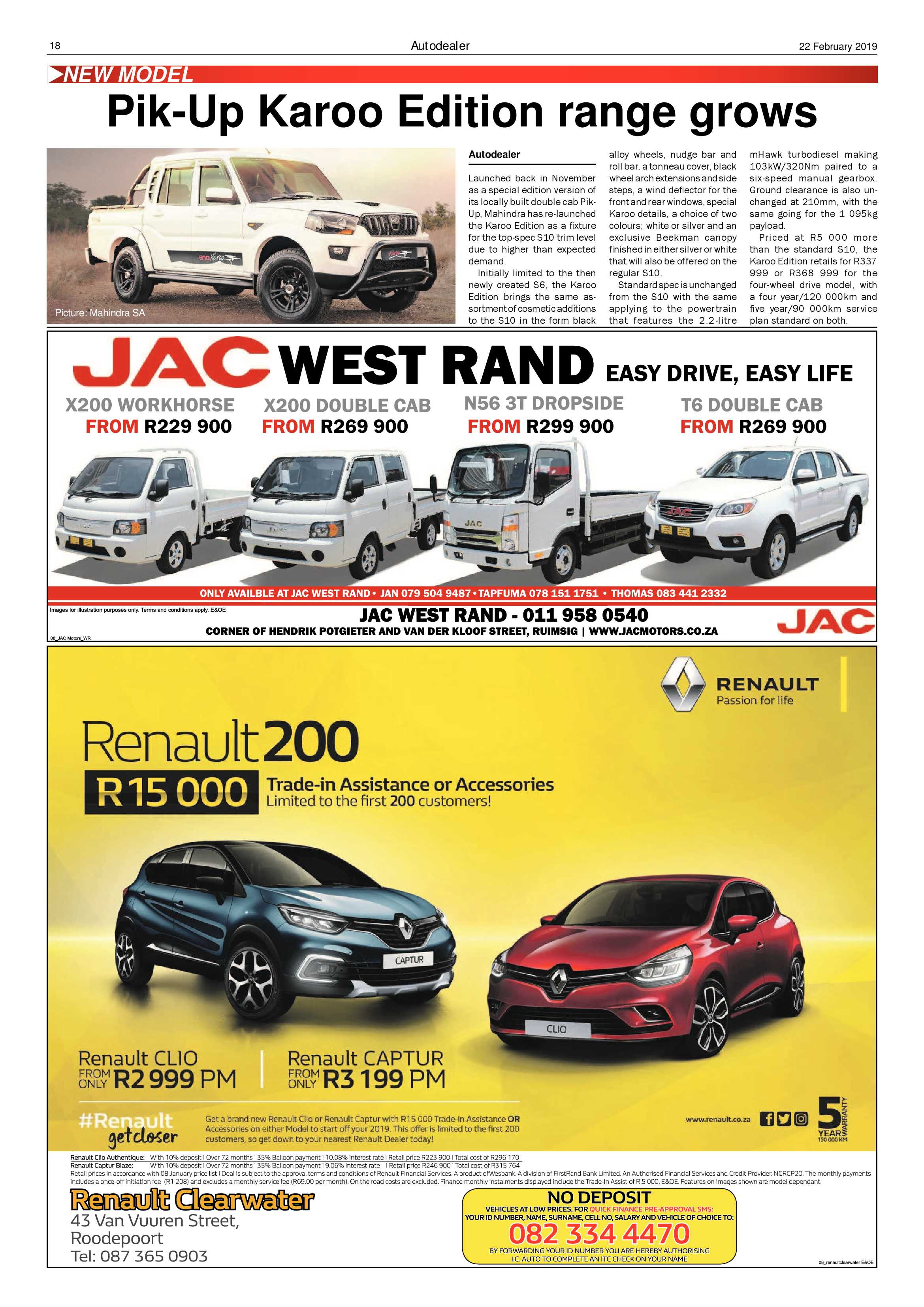 Roodepoort Record 22 February 2019 page 18