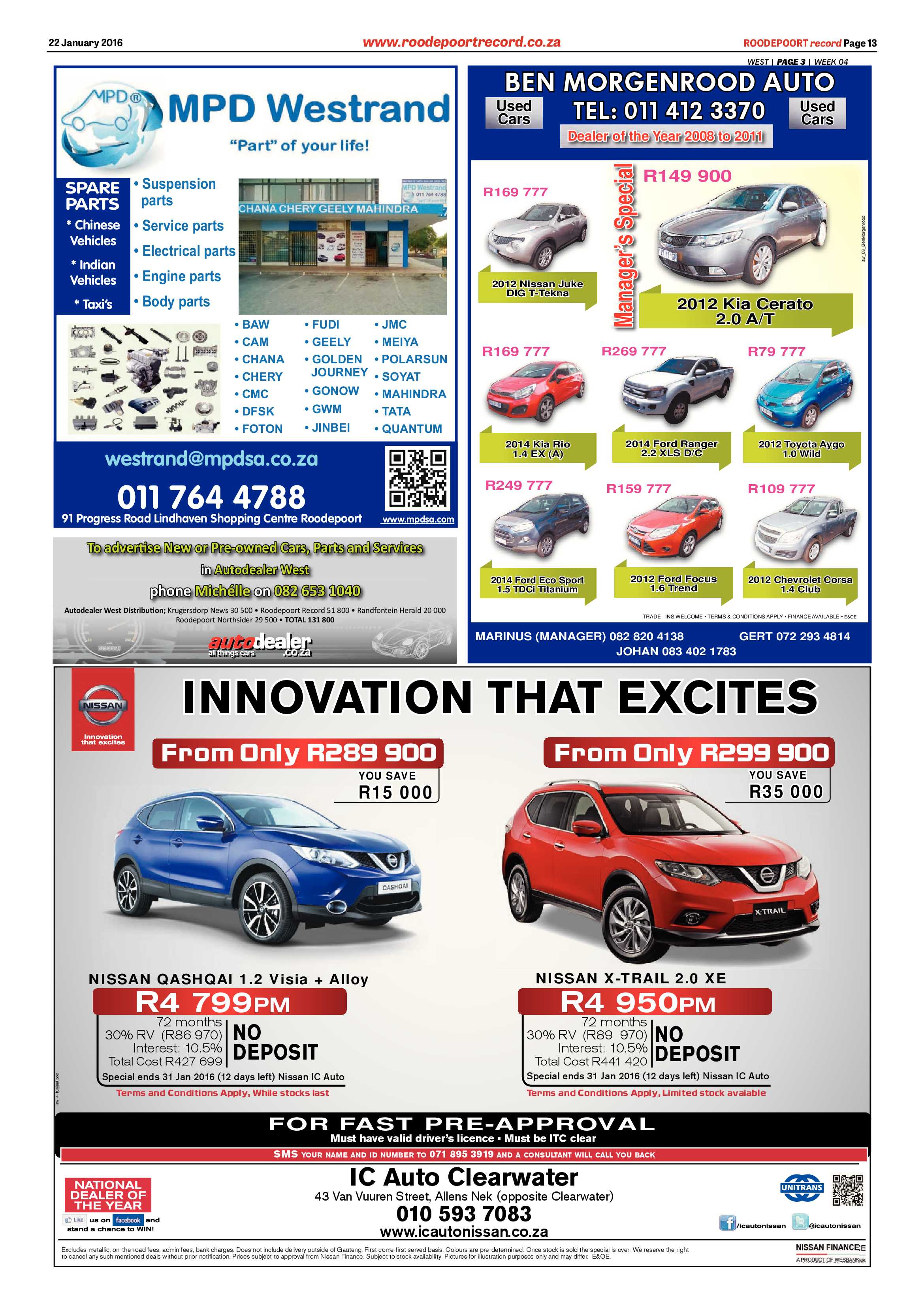 Roodepoort Record 22 January 2016 page 13