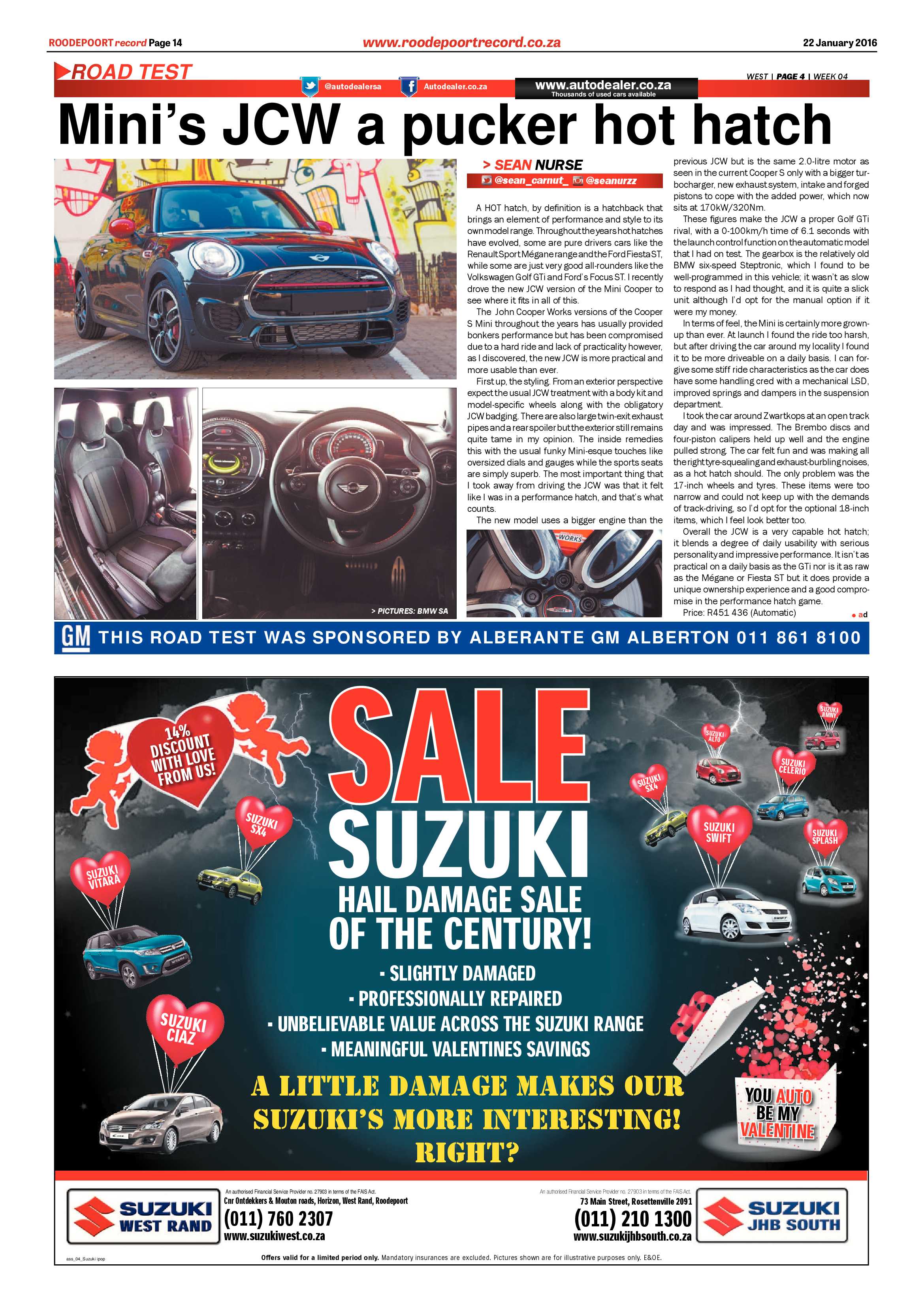 Roodepoort Record 22 January 2016 page 14