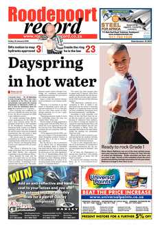 Roodepoort Record 22 January 2016