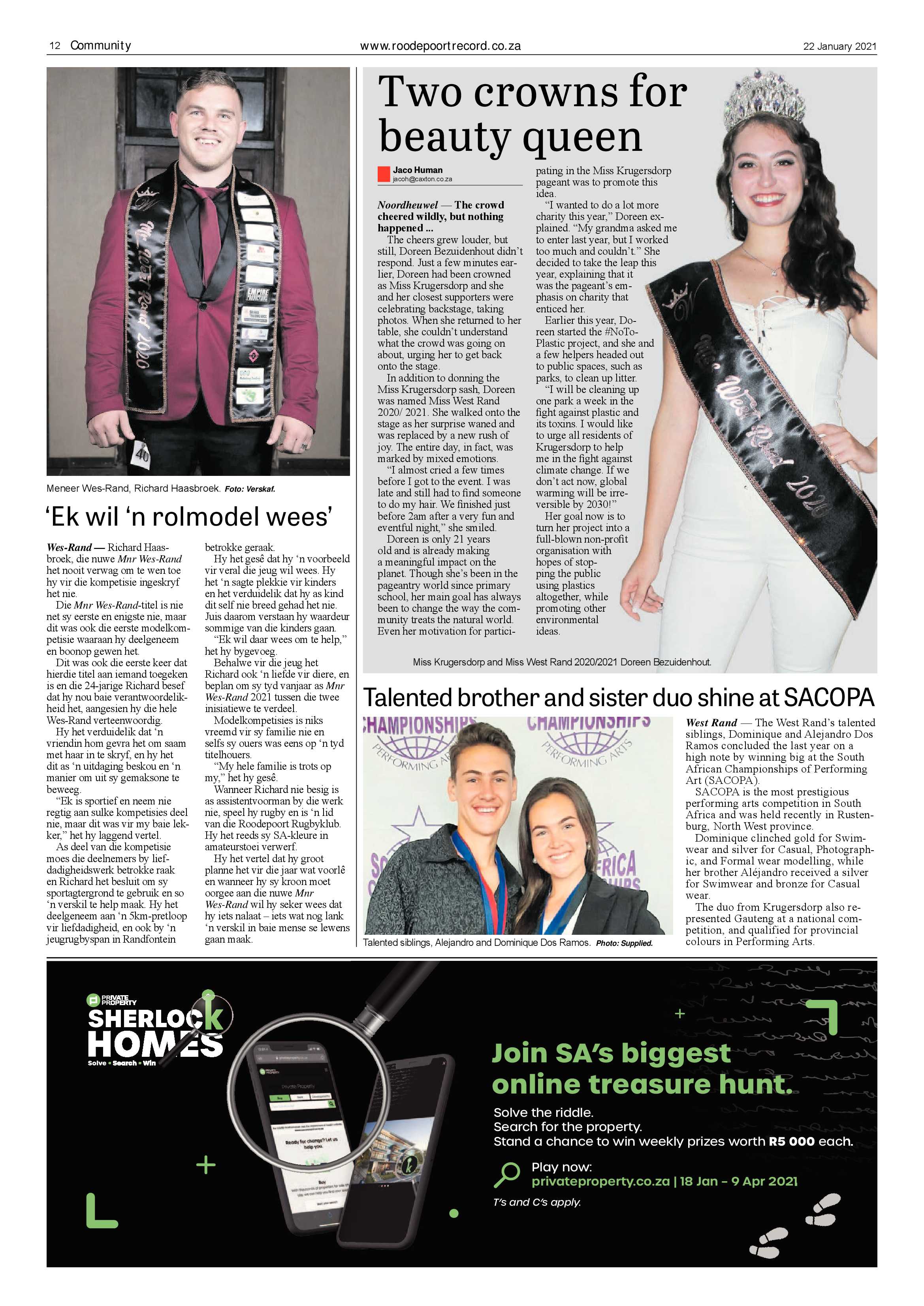 Roodepoort Record 22 January 2021 page 12