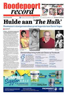 Roodepoort Record 22 January 2021