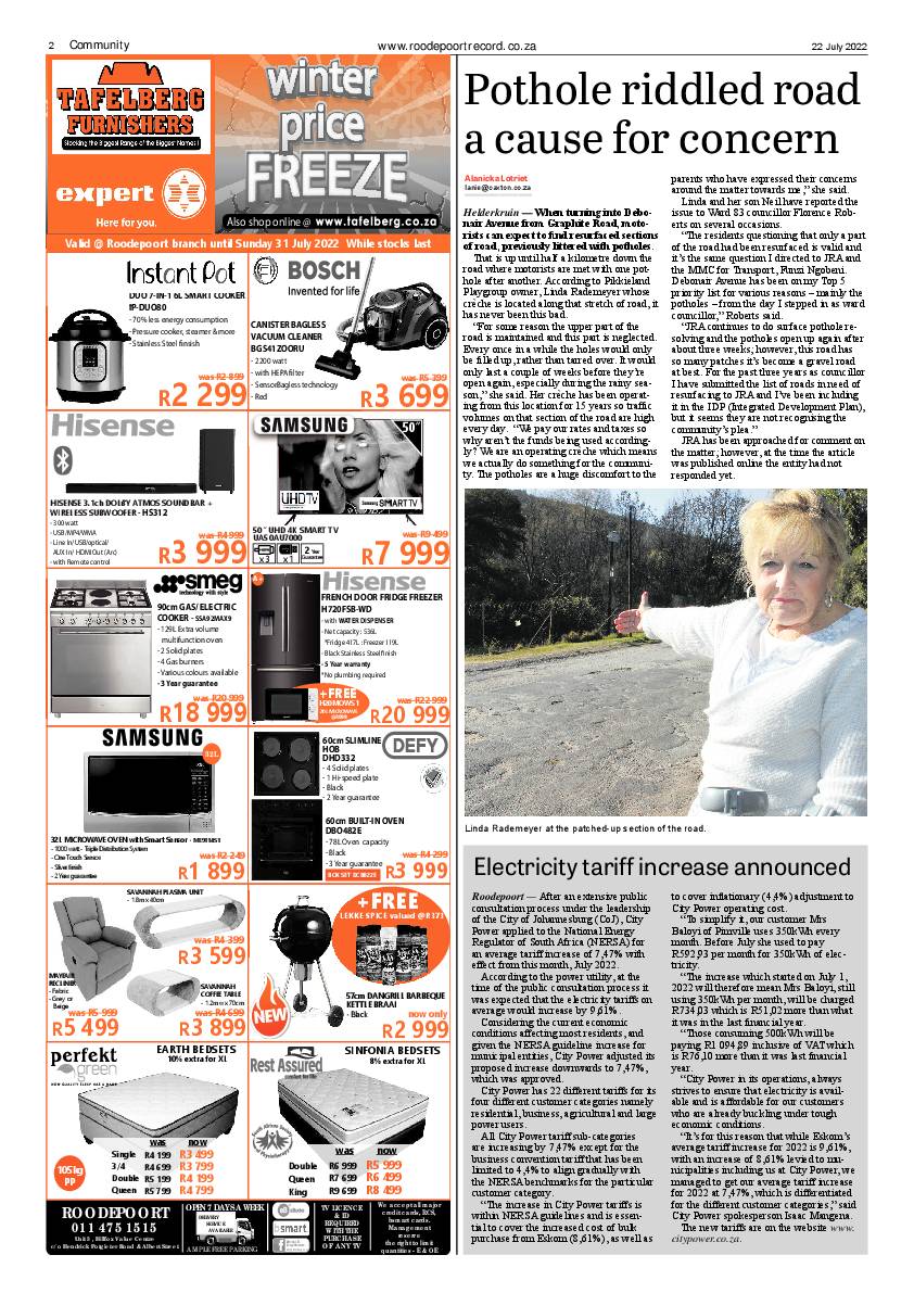 Roodepoort Record 22 July 2022 page 2