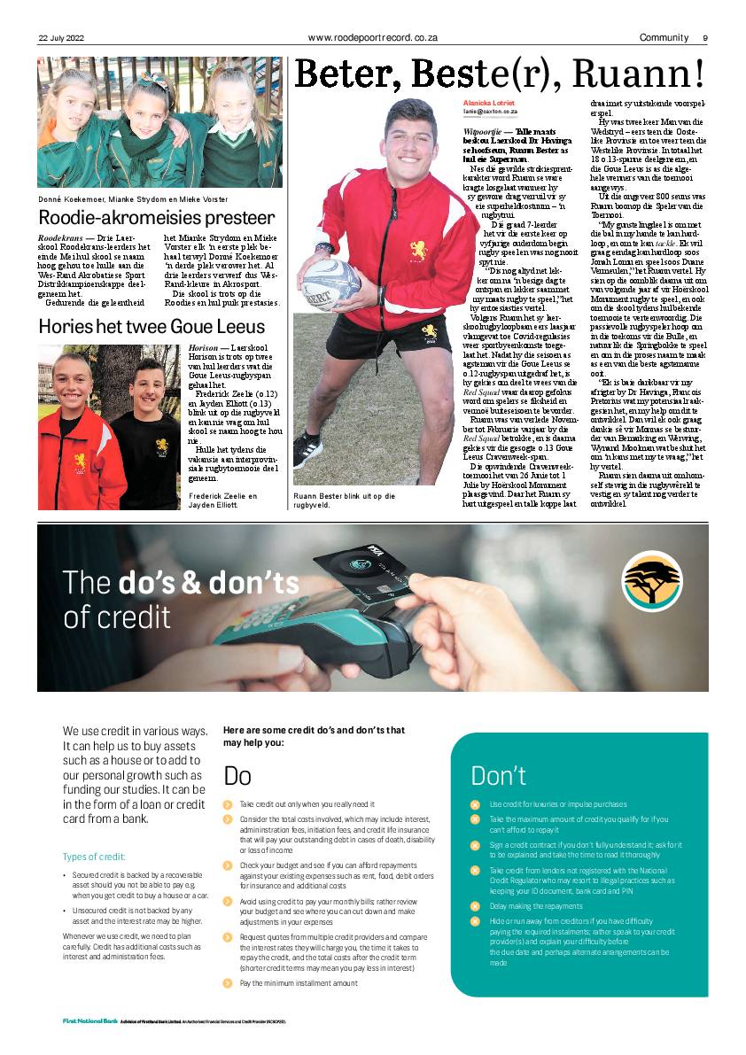 Roodepoort Record 22 July 2022 page 9