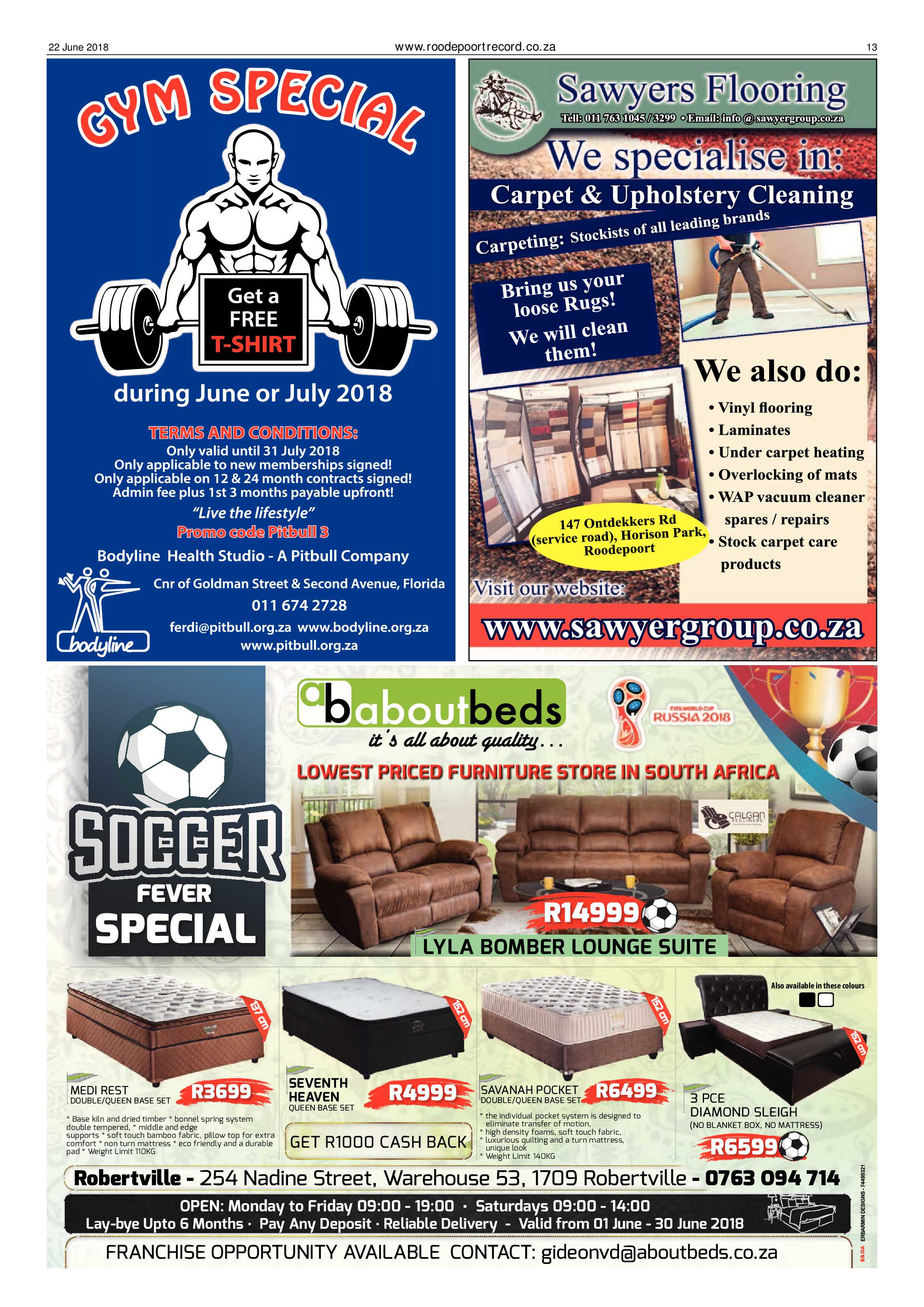 Roodepoort Record 22 June 2018 page 13