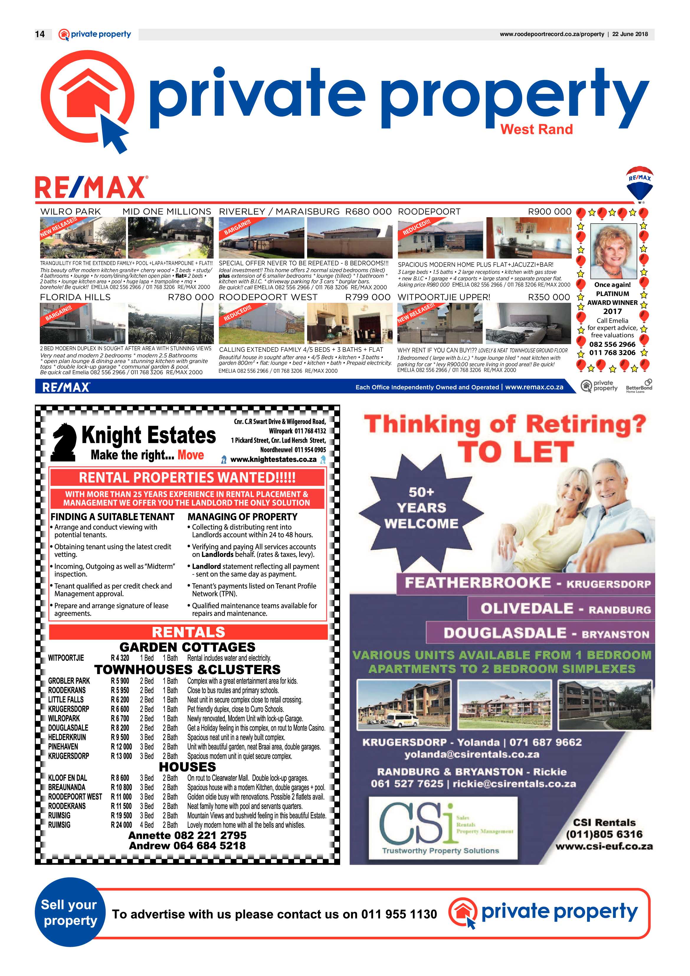 Roodepoort Record 22 June 2018 page 14