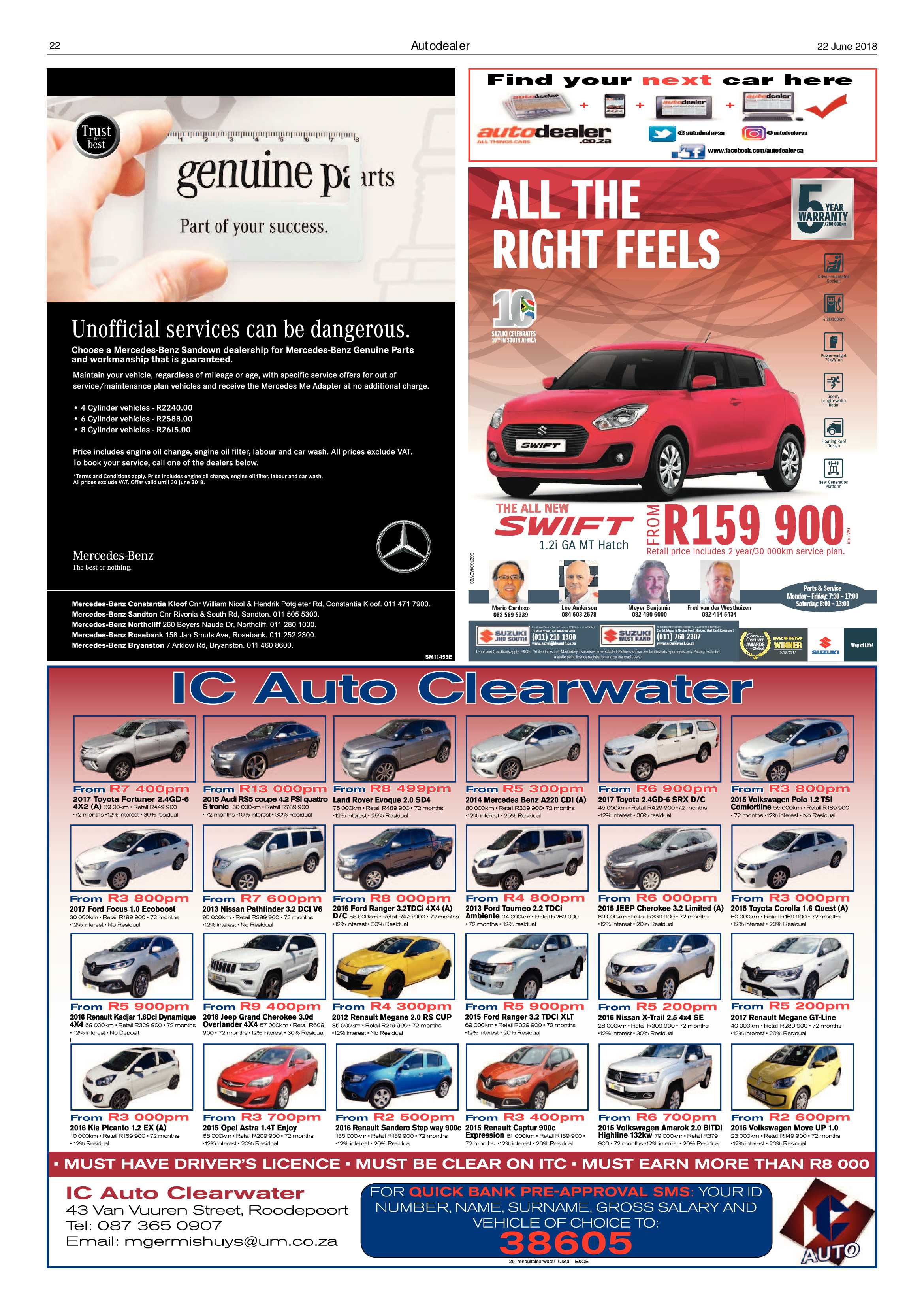 Roodepoort Record 22 June 2018 page 22