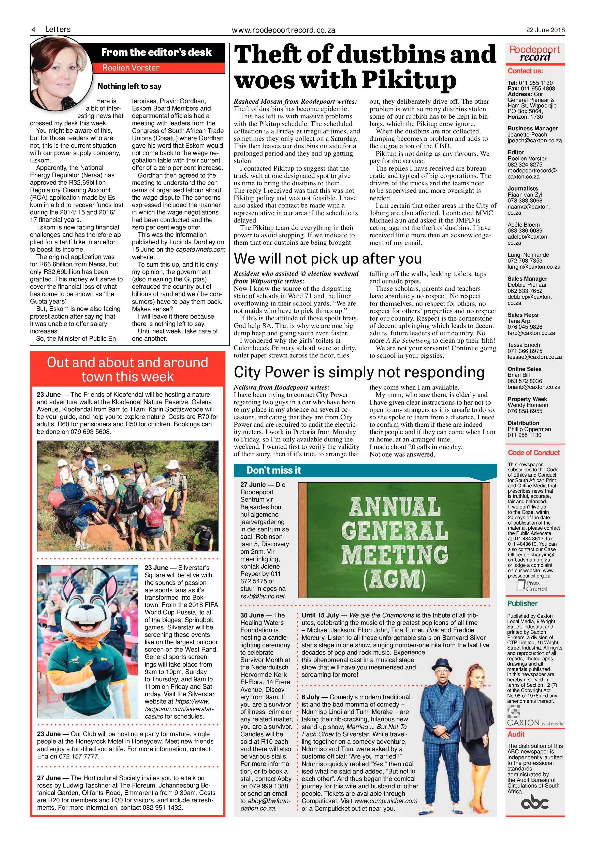 Roodepoort Record 22 June 2018 page 4
