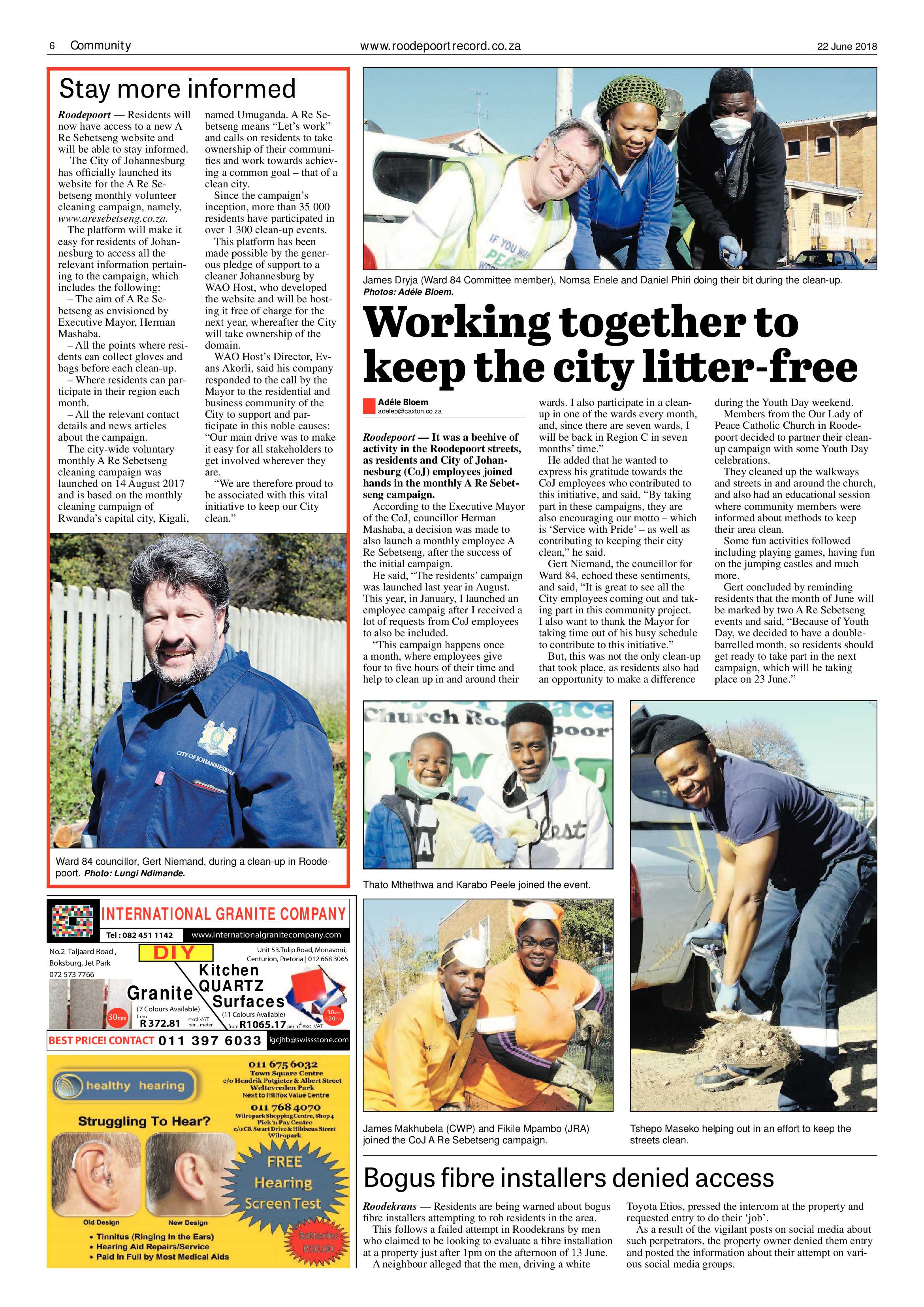 Roodepoort Record 22 June 2018 page 6