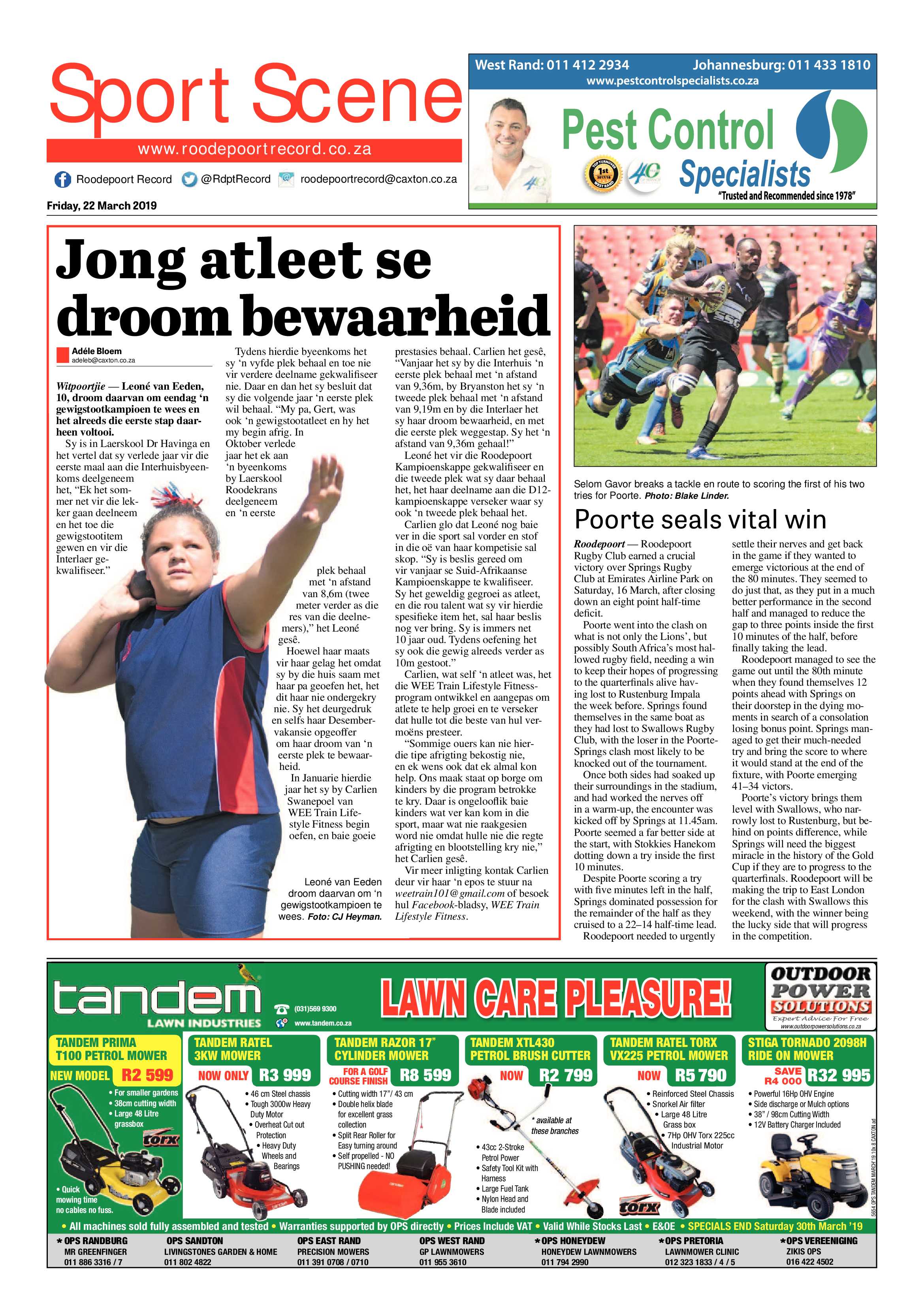Roodepoort Record 22 March 2019 page 20