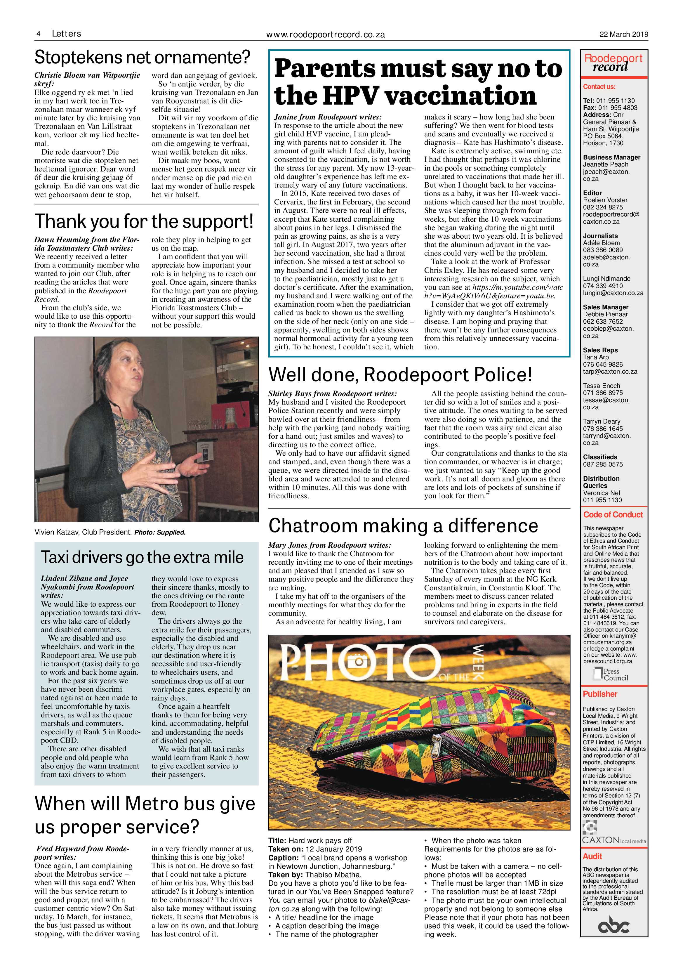 Roodepoort Record 22 March 2019 page 4