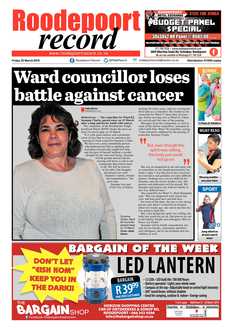 Roodepoort Record 22 March 2019