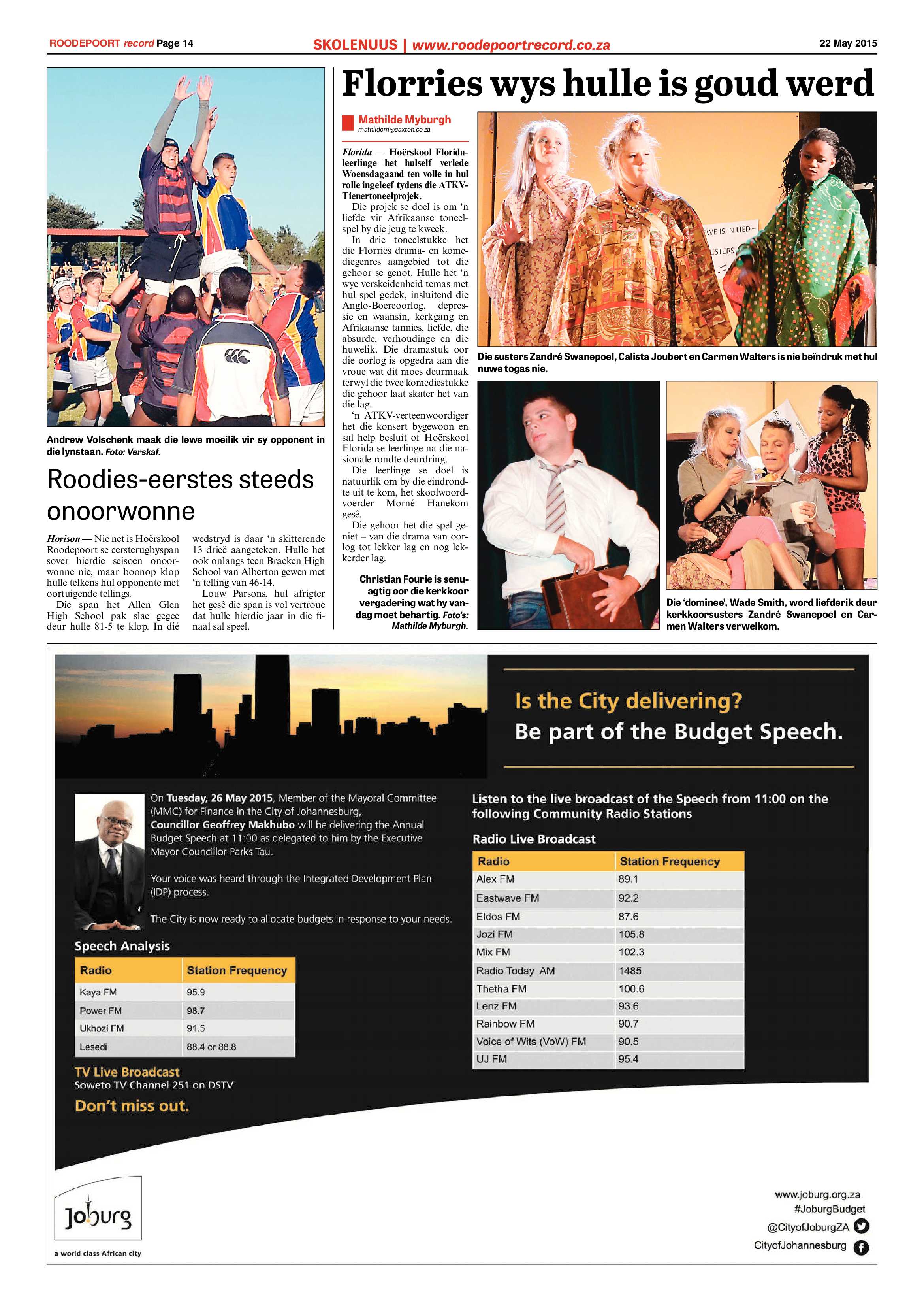 Roodepoort Record 22 May 2015 page 14