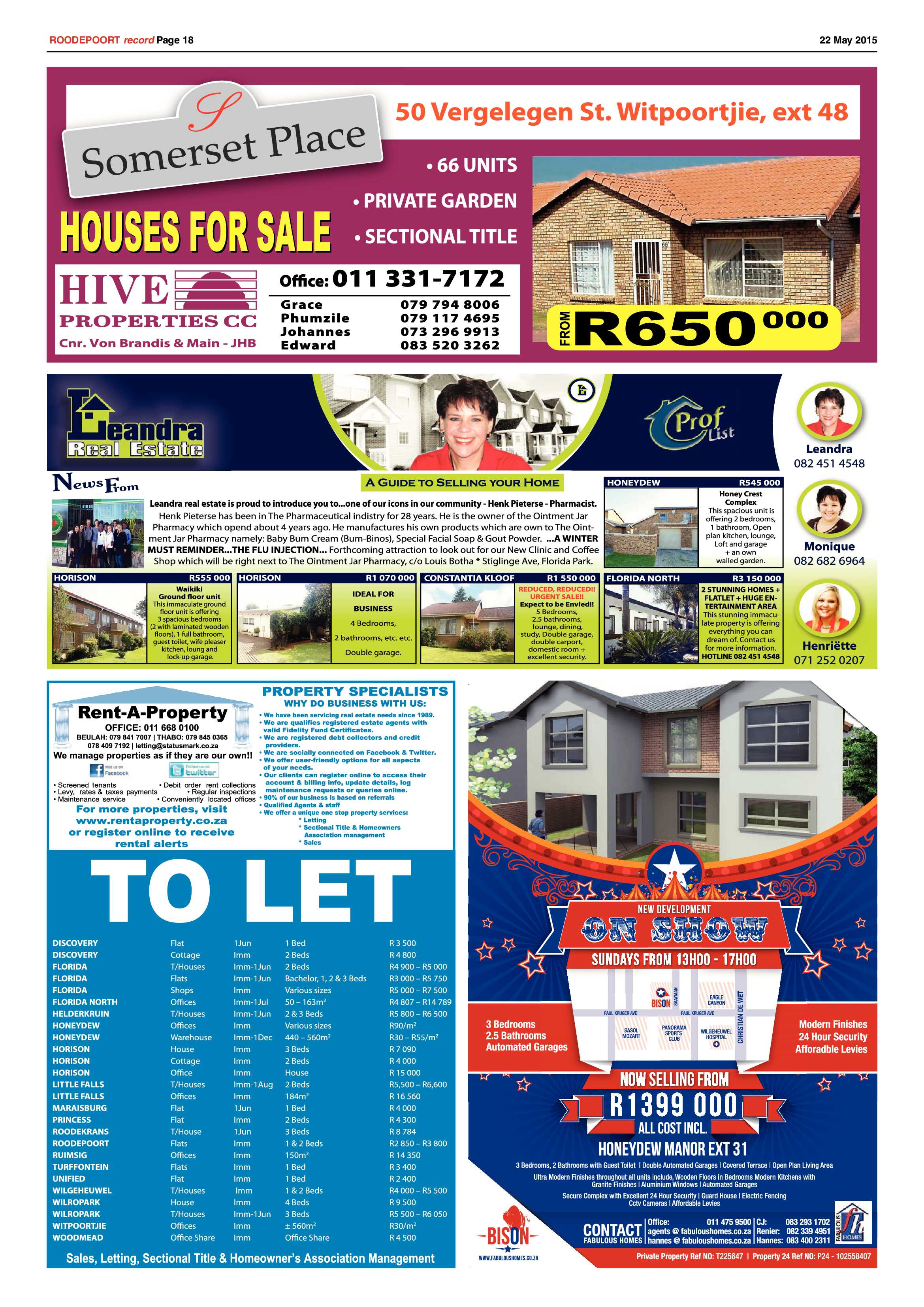 Roodepoort Record 22 May 2015 page 18