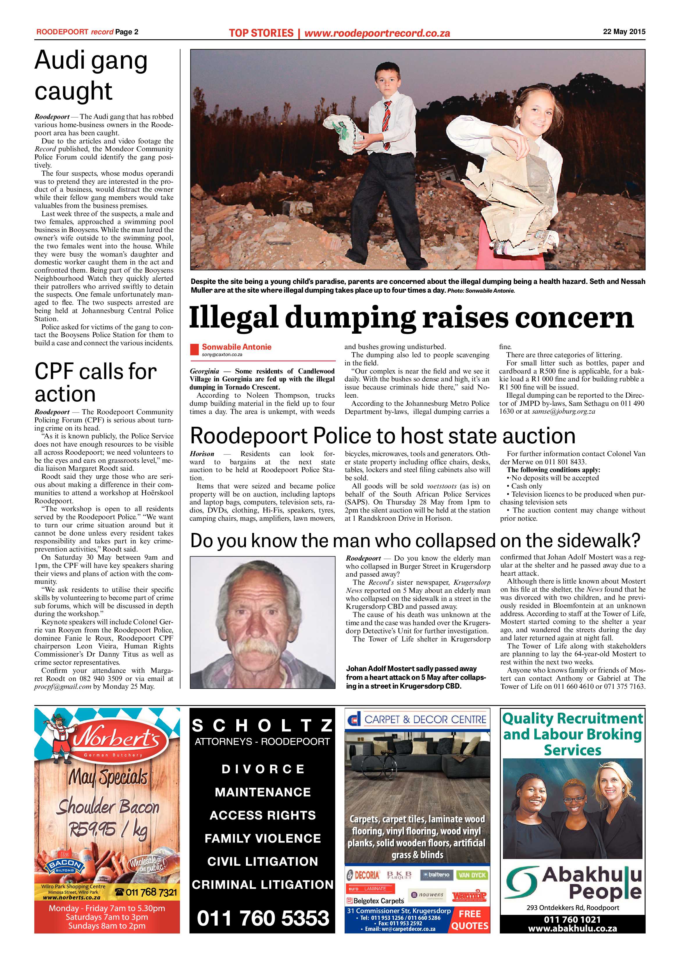 Roodepoort Record 22 May 2015 page 2