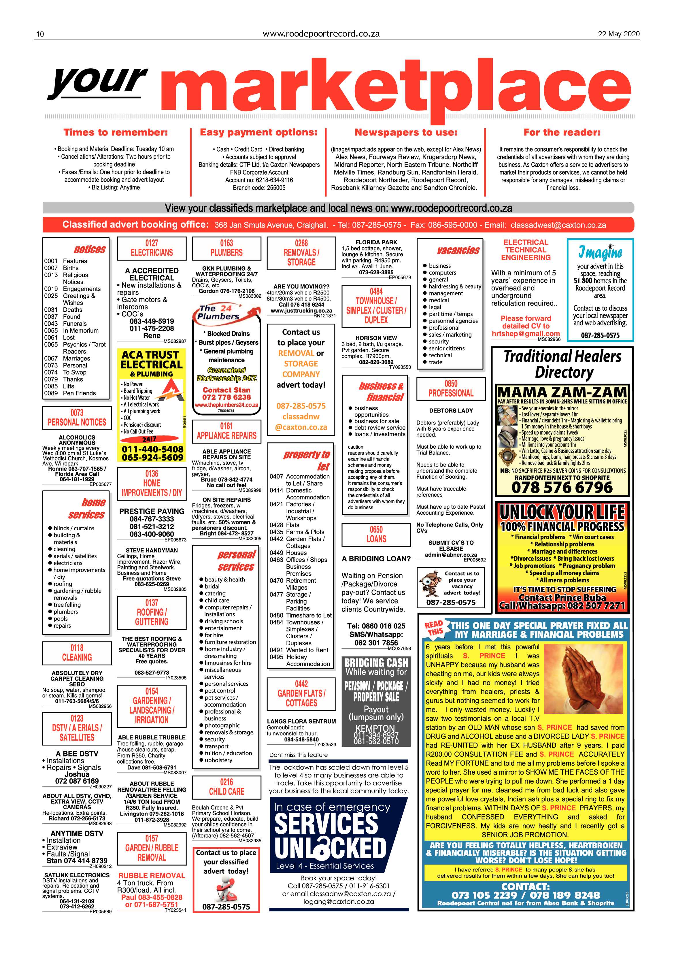 Roodepoort Record 22 May 2020 page 10
