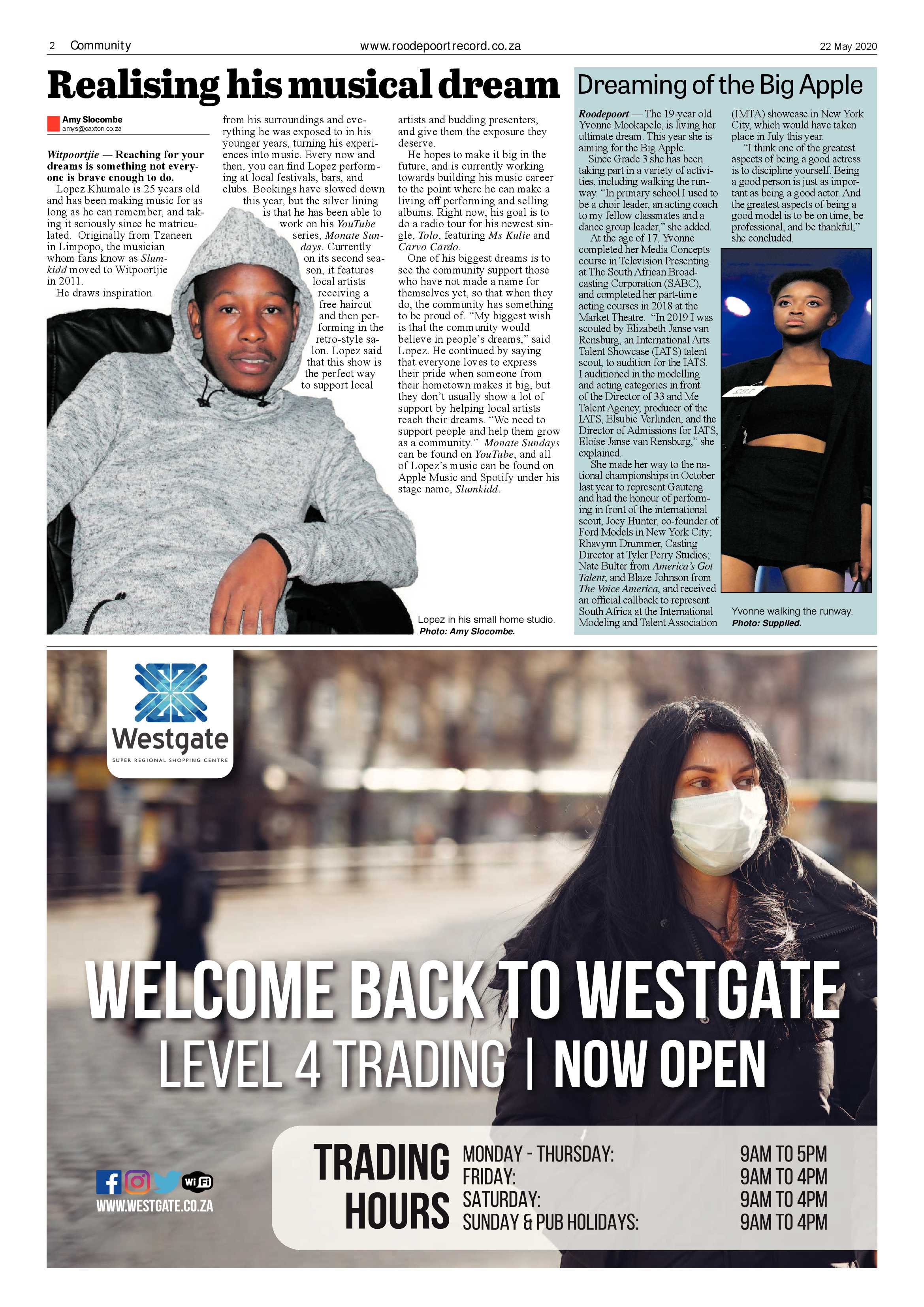 Roodepoort Record 22 May 2020 page 2