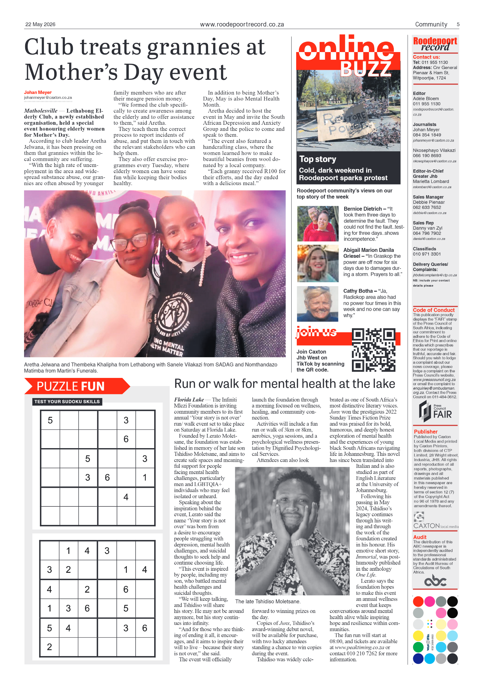 Roodepoort Record 22 May 2026 page 5