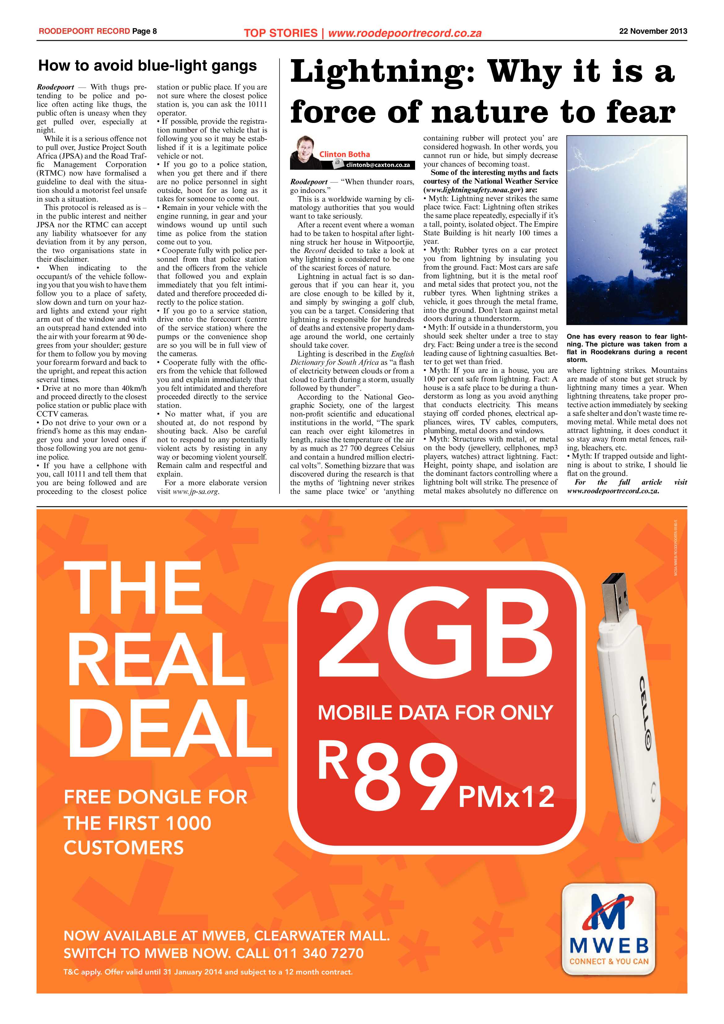 Roodepoort Record 22 November 2013 page 10