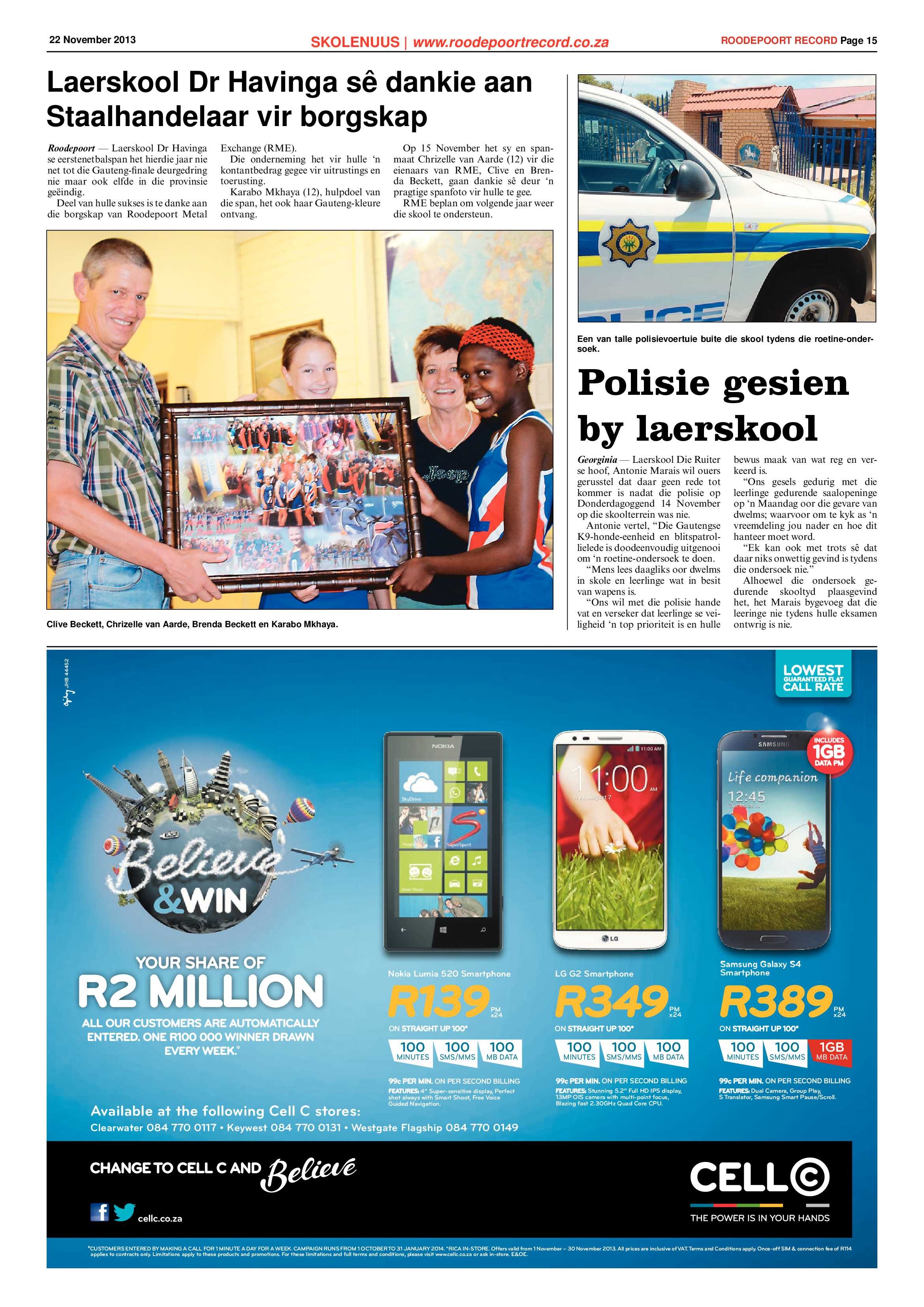 Roodepoort Record 22 November 2013 page 17