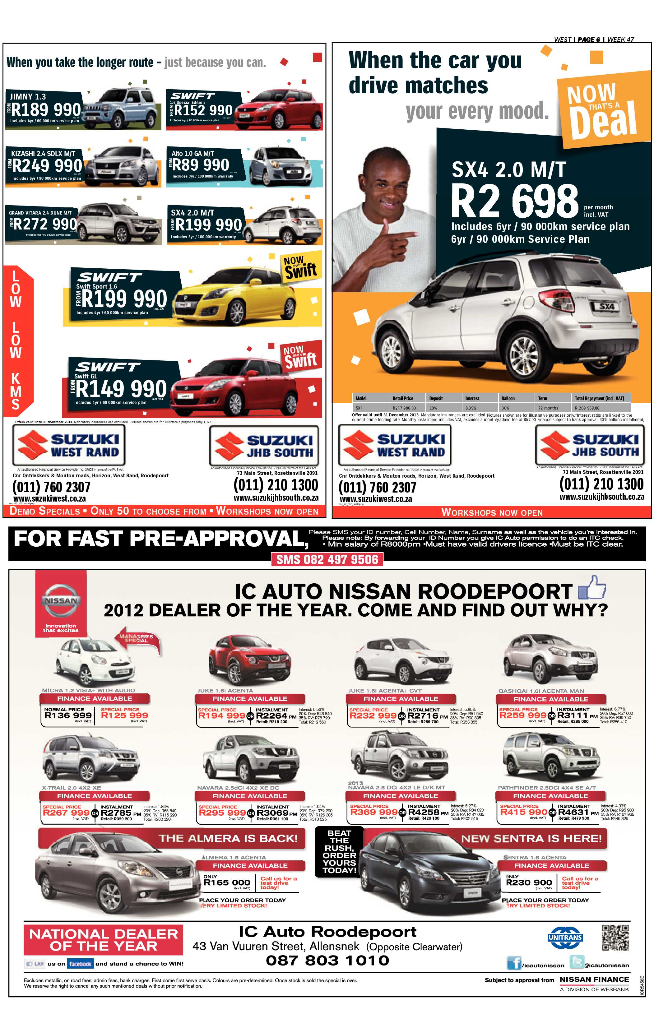 Roodepoort Record 22 November 2013 page 38