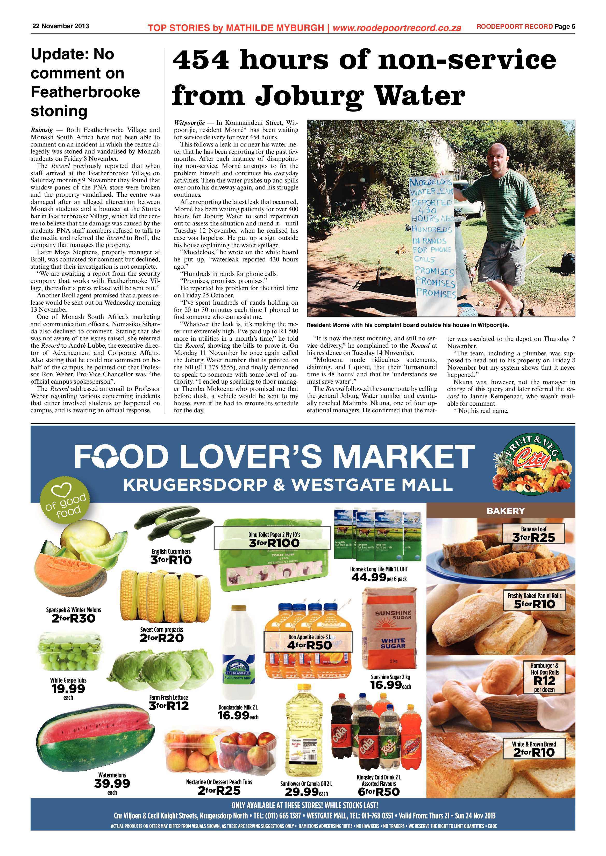 Roodepoort Record 22 November 2013 page 7