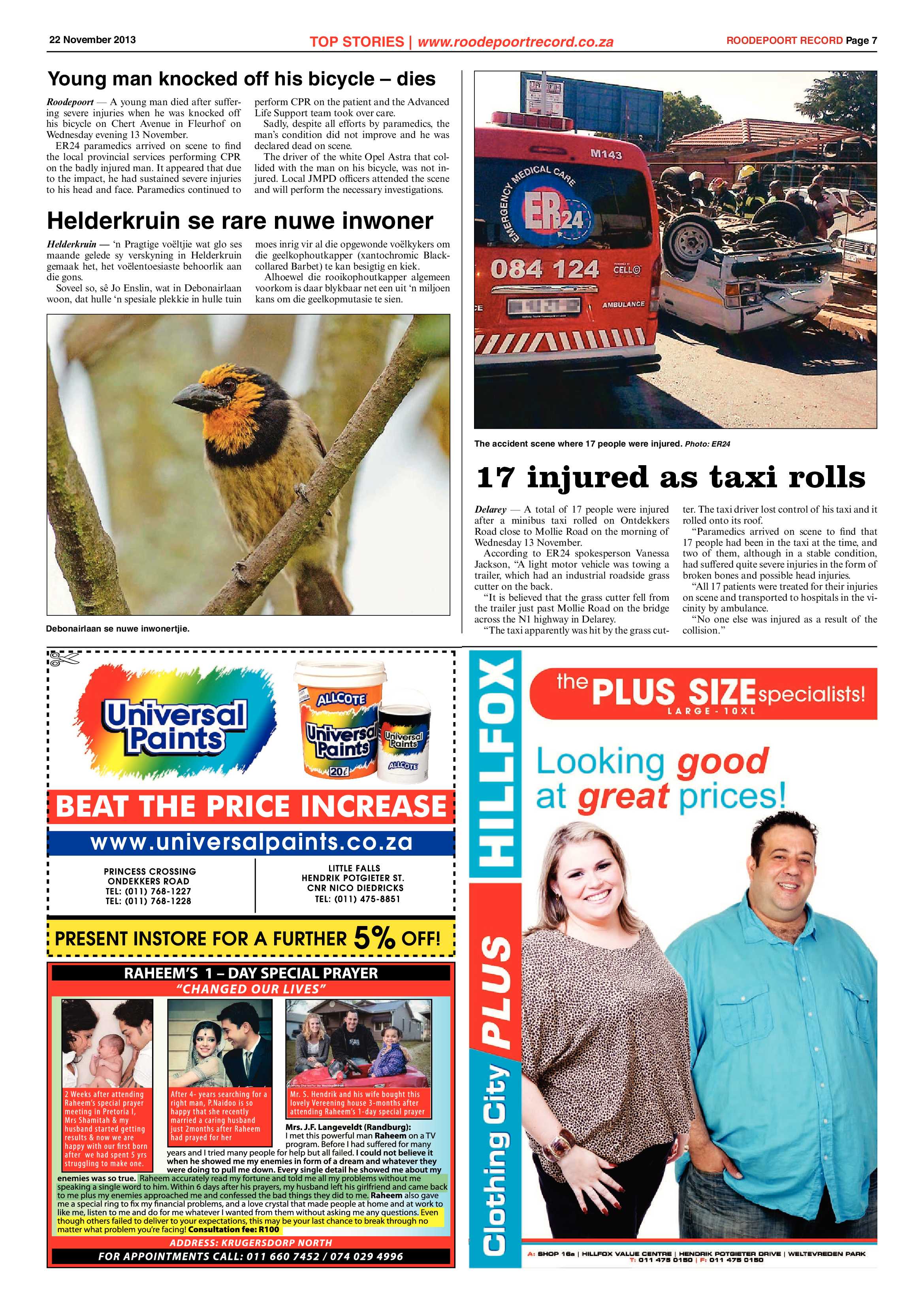 Roodepoort Record 22 November 2013 page 9
