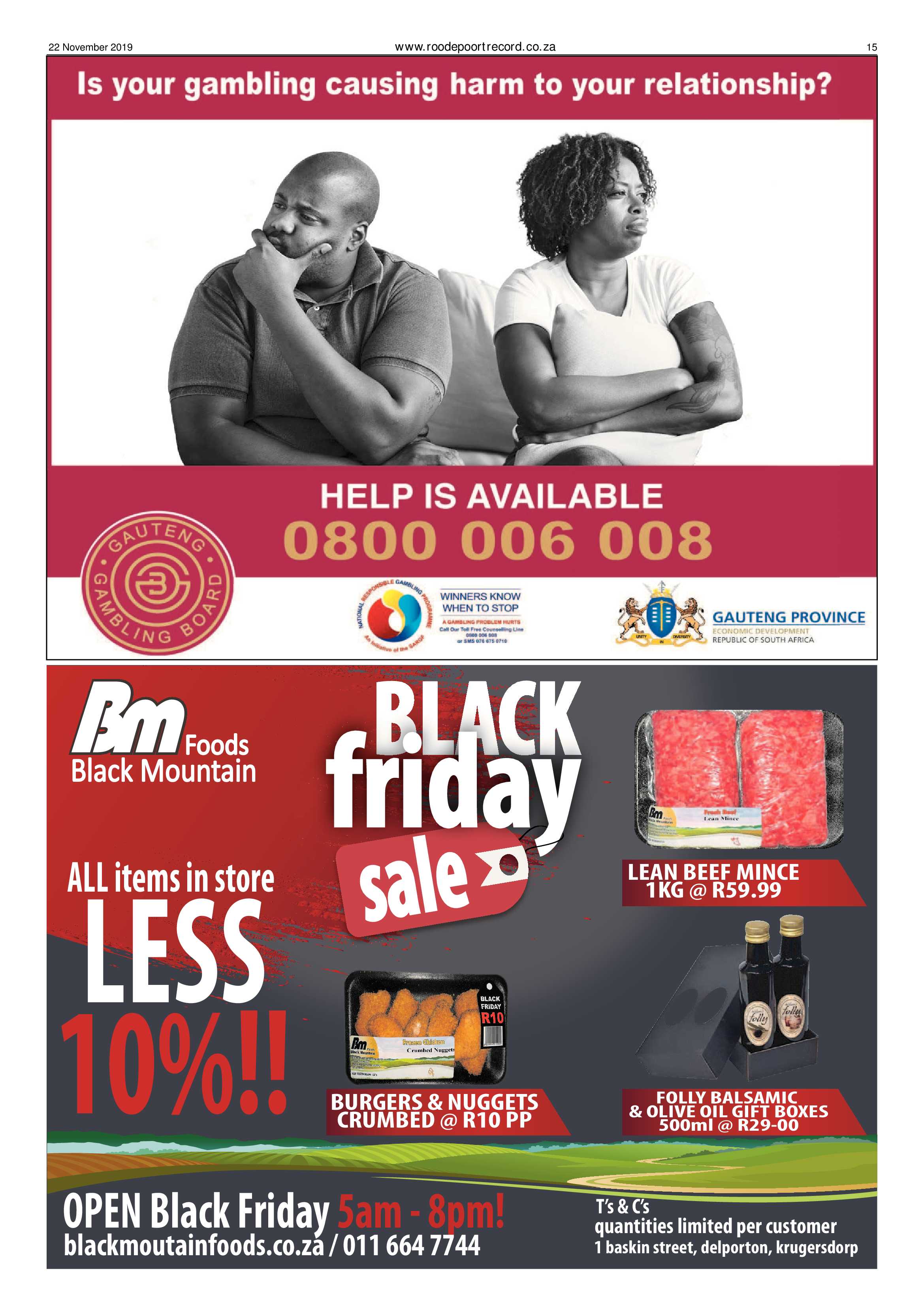 Roodepoort Record 22 November 2019 page 15