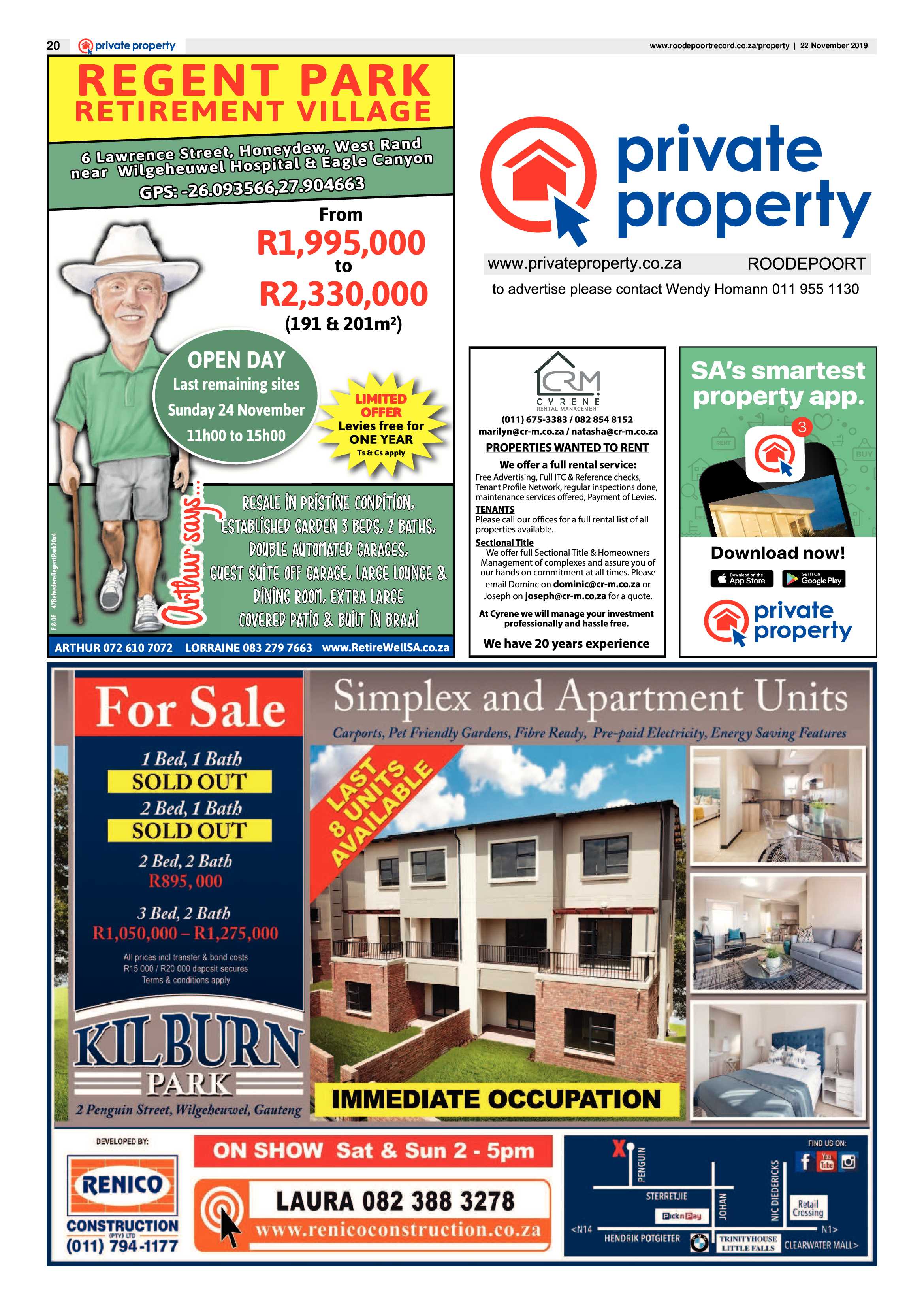 Roodepoort Record 22 November 2019 page 20