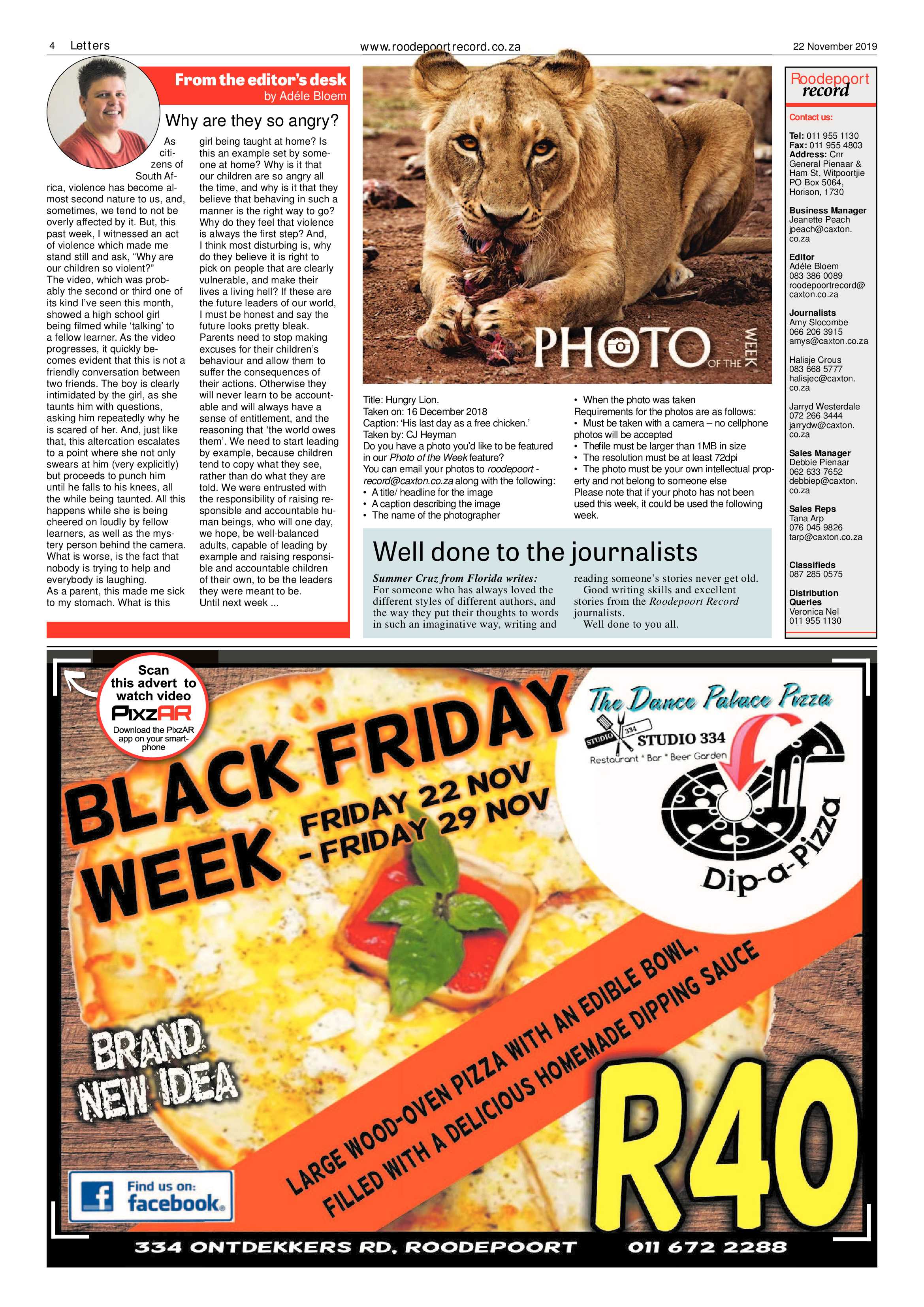 Roodepoort Record 22 November 2019 page 4