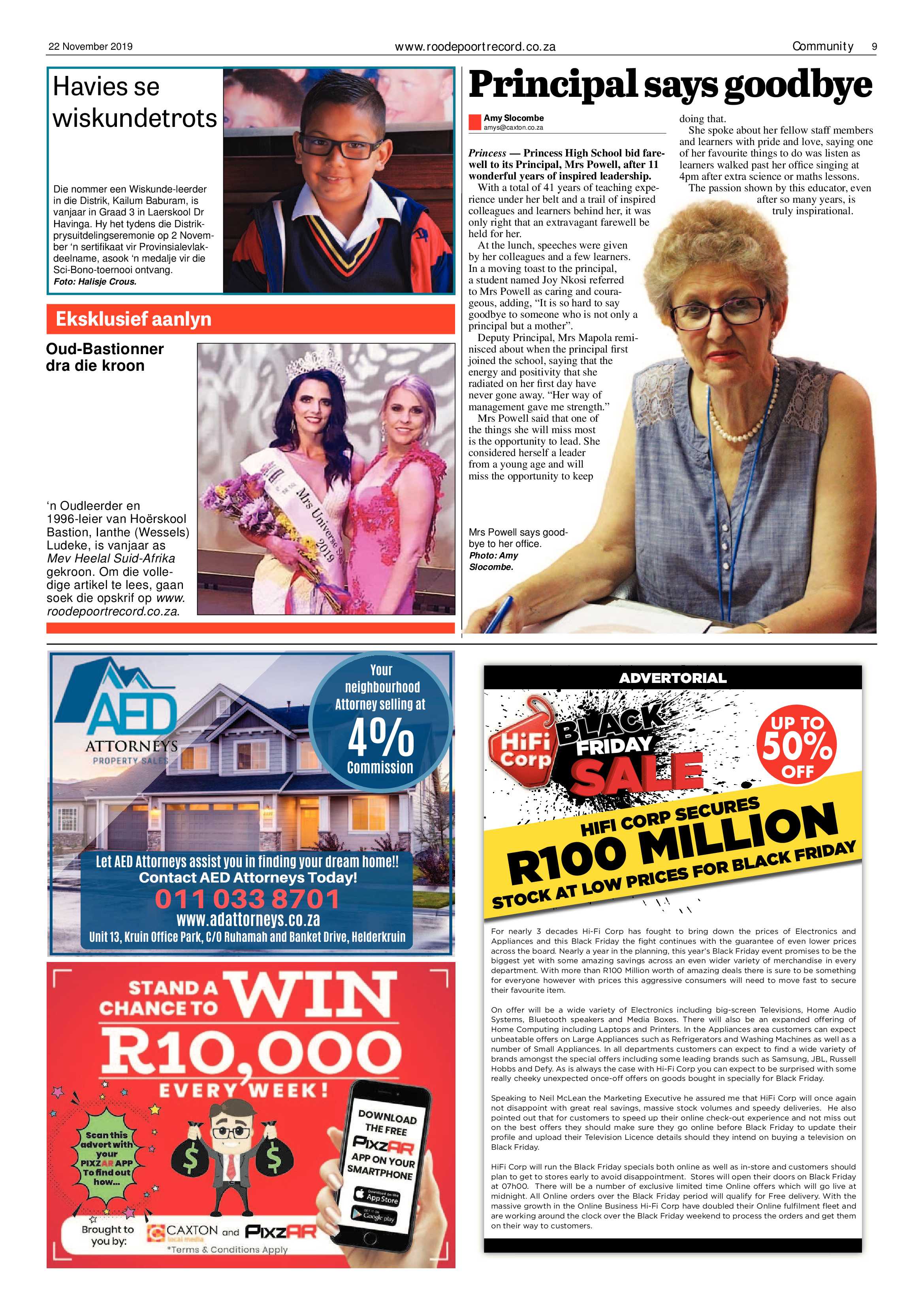 Roodepoort Record 22 November 2019 page 9