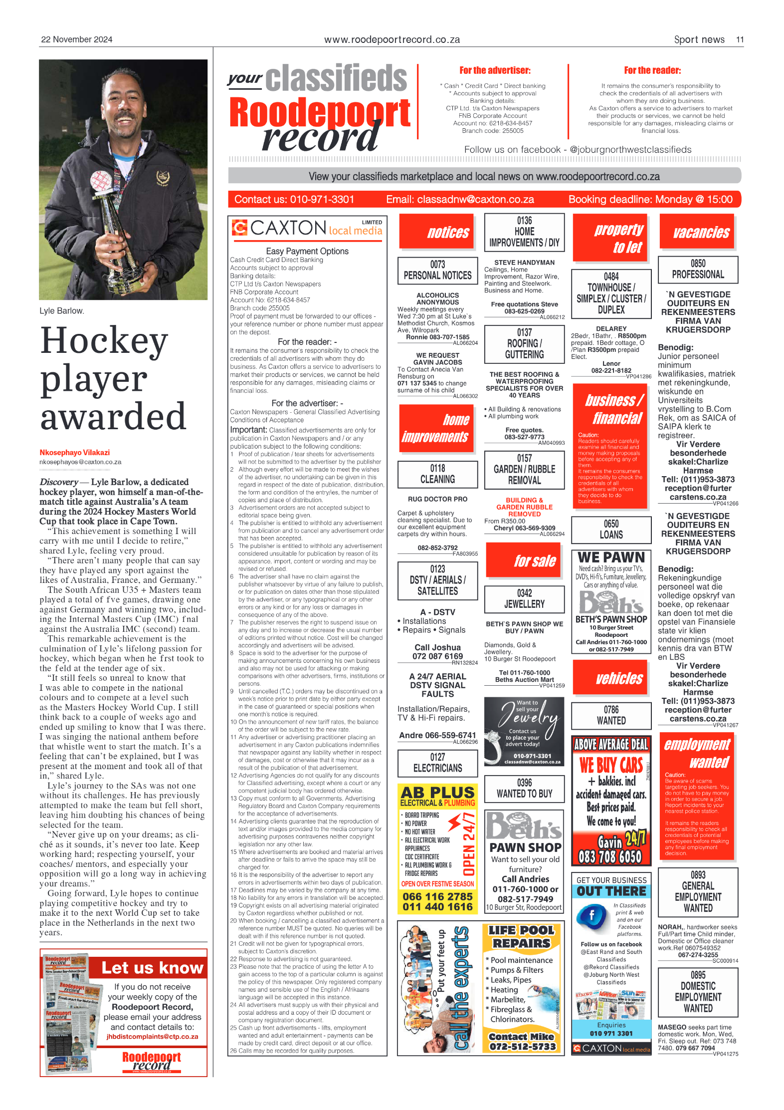 Roodepoort Record 22 November 2023 page 11