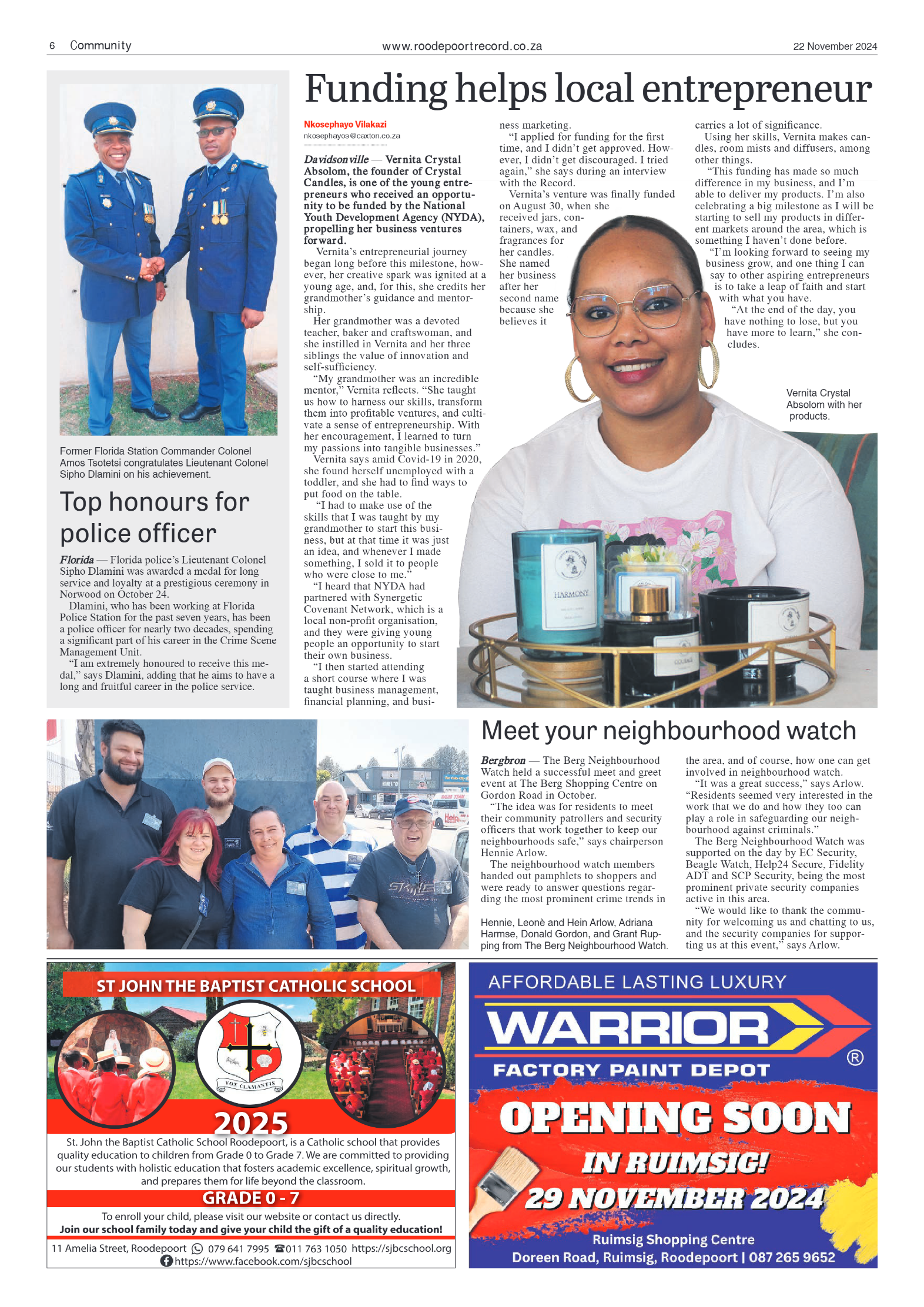 Roodepoort Record 22 November 2023 page 6