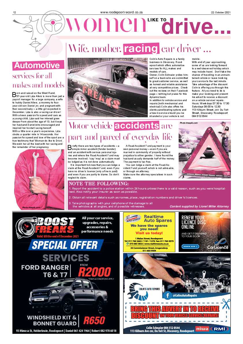 Roodepoort Record 22 October 2021 page 12