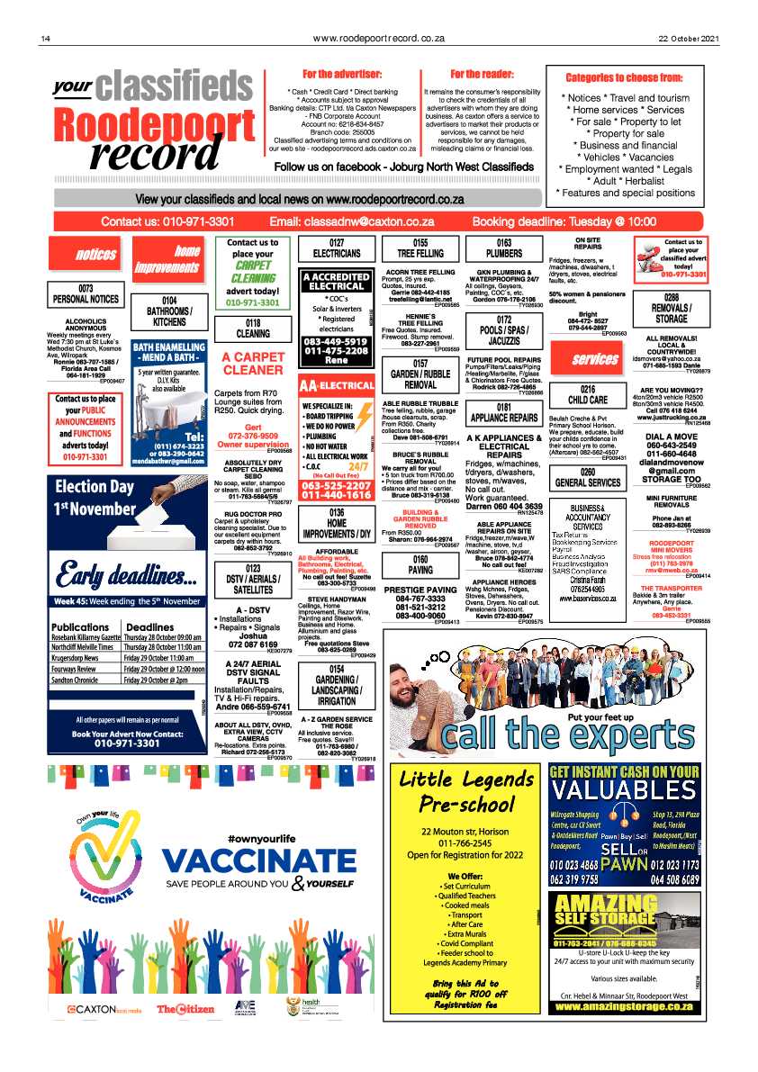 Roodepoort Record 22 October 2021 page 14