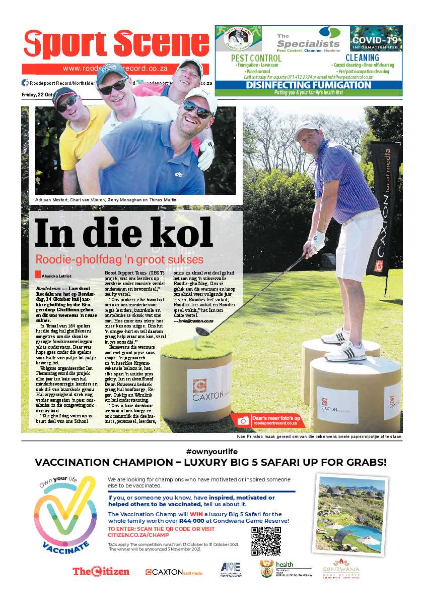 Roodepoort Record 22 October 2021 page 16