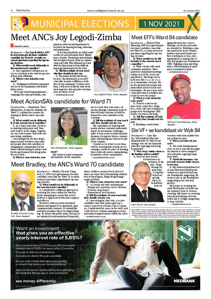Roodepoort Record 22 October 2021 page 6