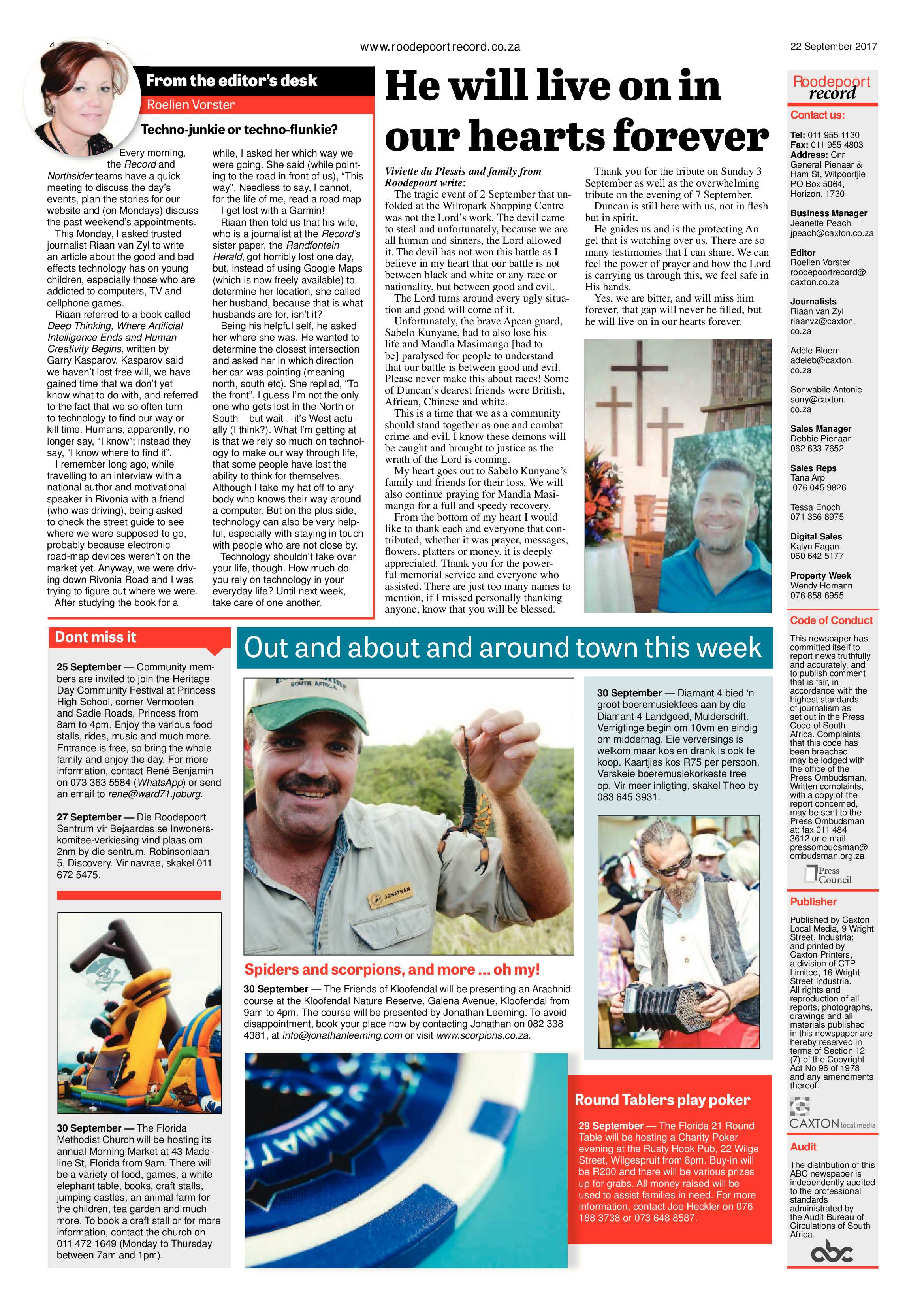Roodepoort Record 22 September 2017 page 4