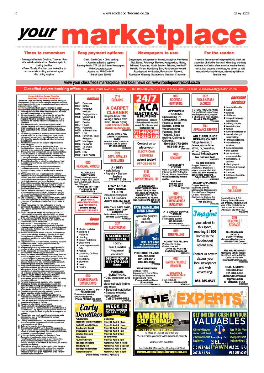 Roodepoort Record 23 April 2021 page 10