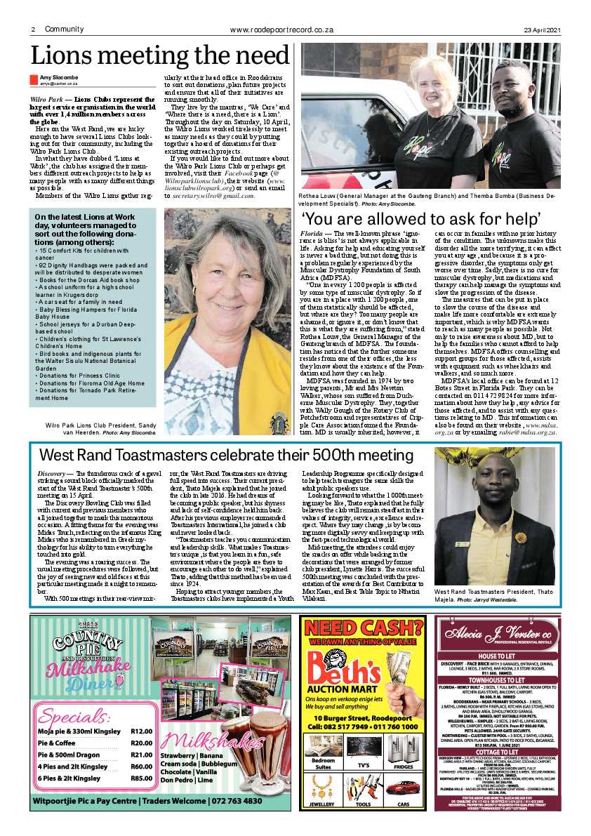 Roodepoort Record 23 April 2021 page 2